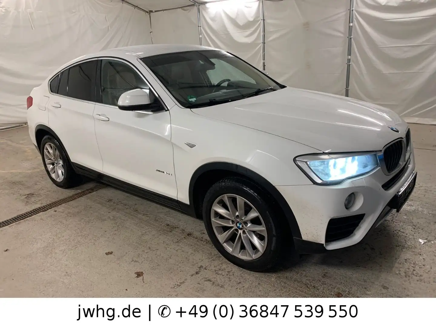 BMW X4 xDrive 20 Xen Vollleder ALUS AHK ParkAss SiHz Weiß - 2