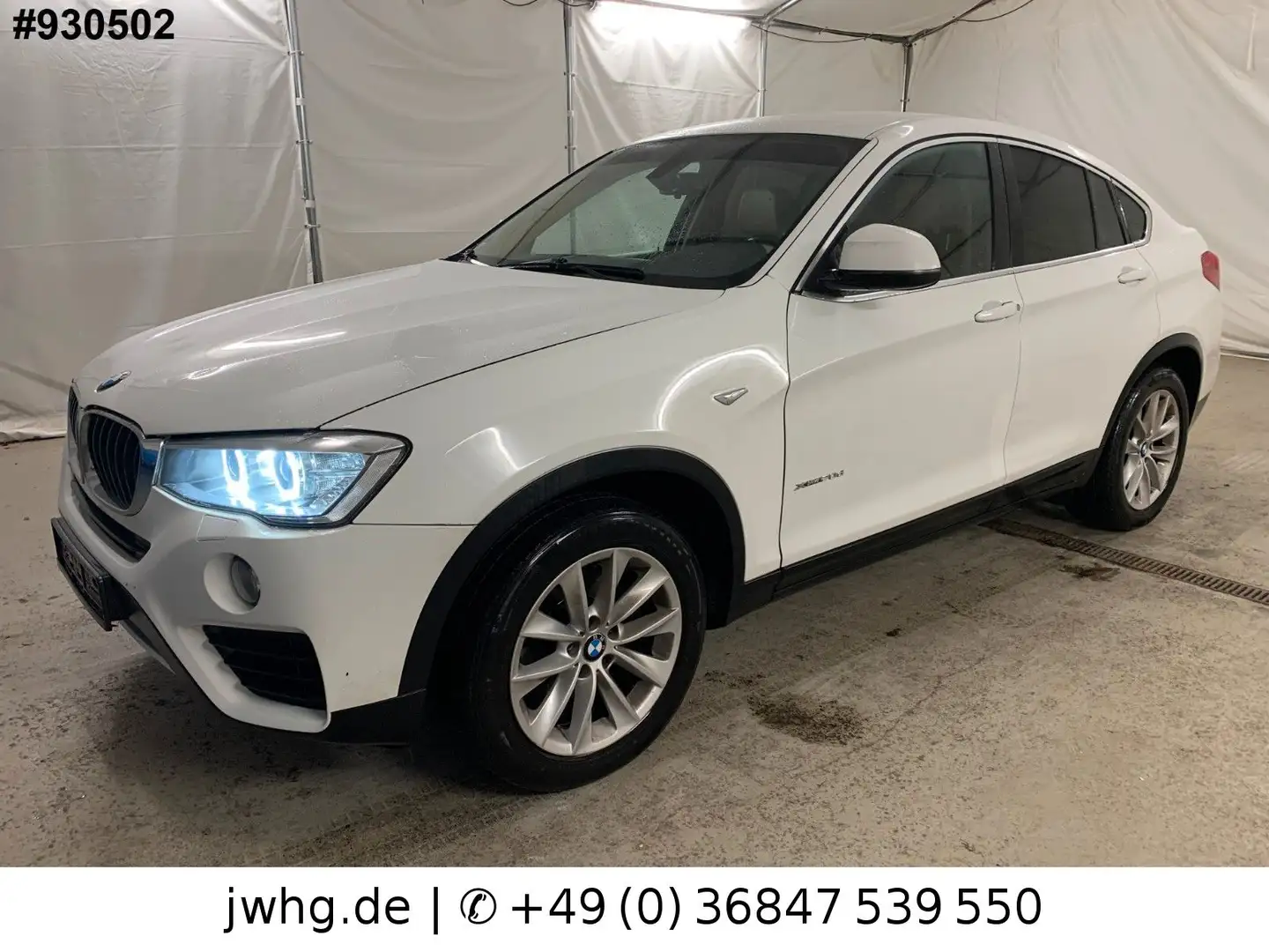BMW X4 xDrive 20 Xen Vollleder ALUS AHK ParkAss SiHz Weiß - 1