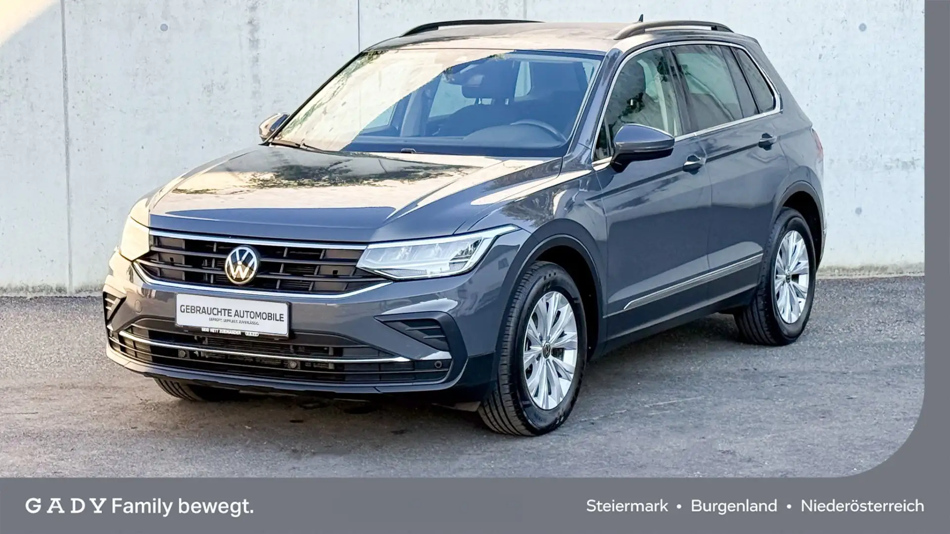 Volkswagen Tiguan 2,0 TDI Life LED AHK Navi Grau - 1
