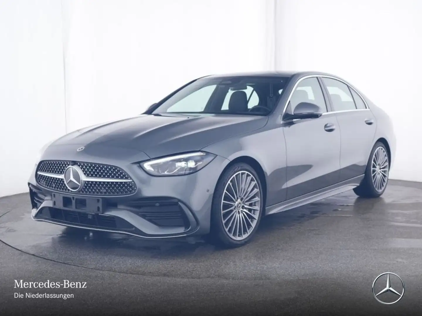 Mercedes-Benz C 200 AMG+360+LED+KEYLESS+9G Grau - 2