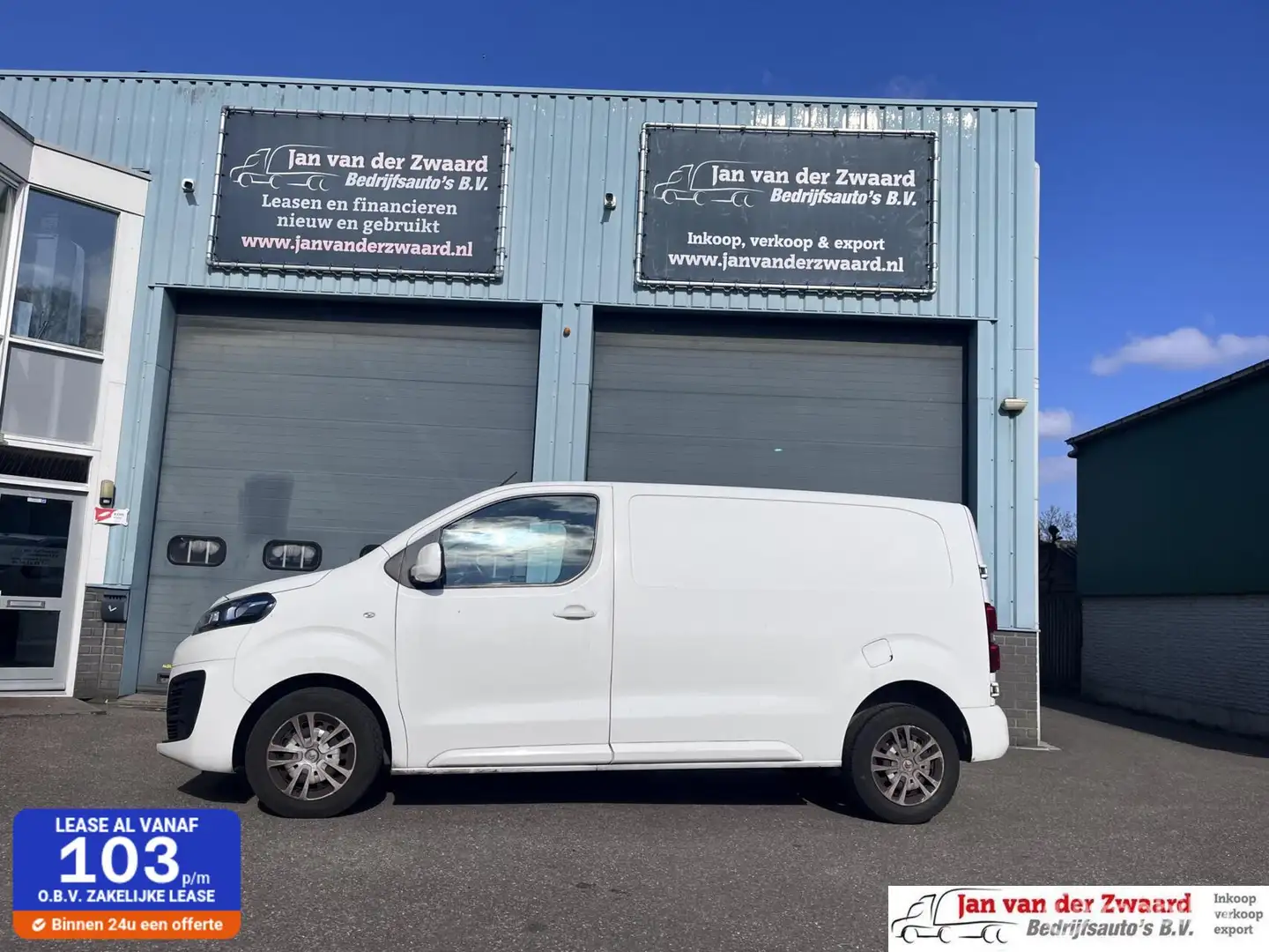 Citroen Jumpy bestel 2.0 BlueHDI Euro 6 120 Club Airco Navi 3 zi Blanc - 1