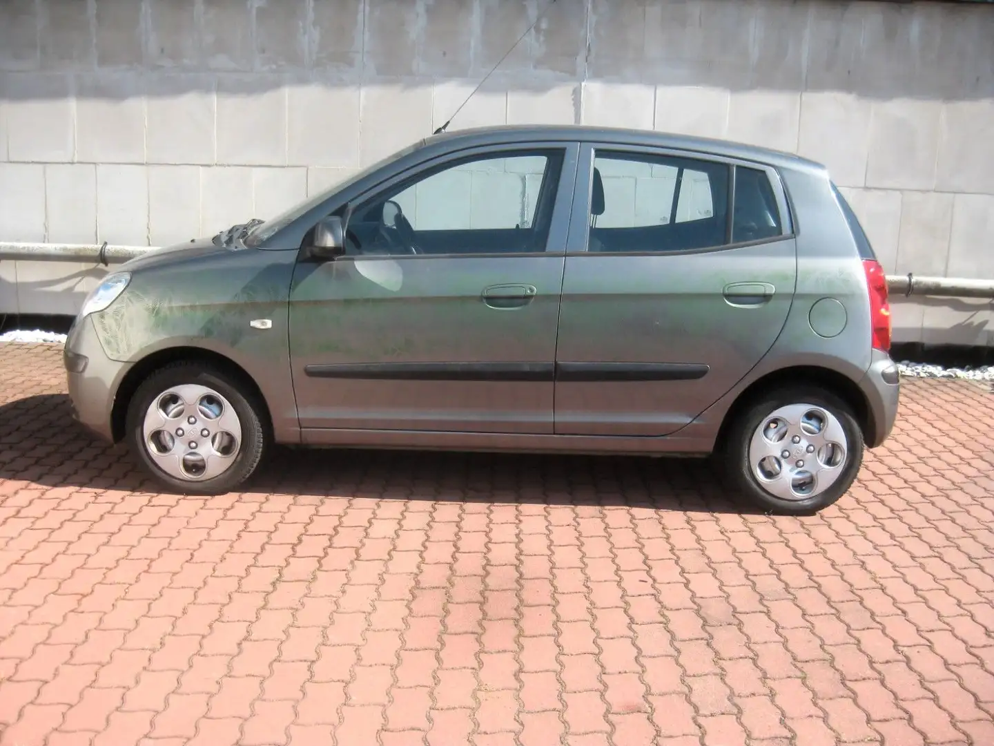 Kia Picanto 1.1 Vision Zahnr. gew. *Service +TÜV neu Plateado - 2