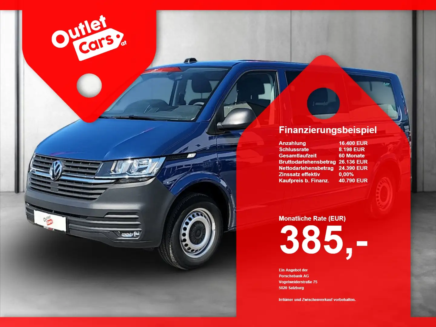 Volkswagen T6.1 Transporter TDI 4Motion AHK+Standh.+PDC - 1