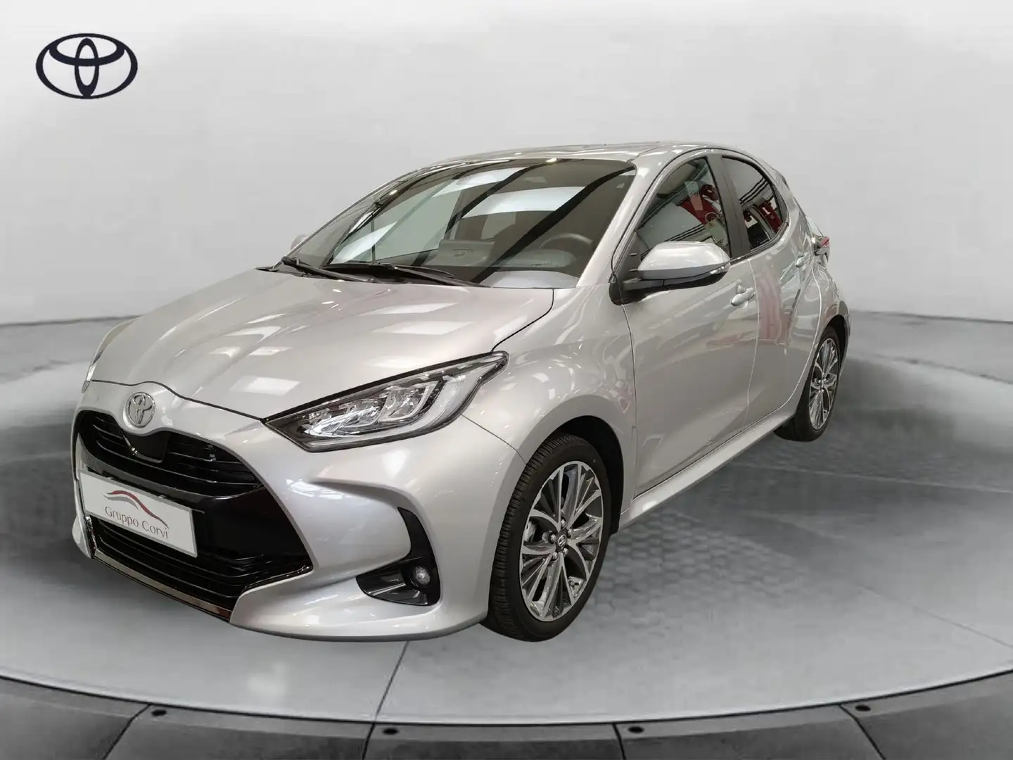 Toyota Yaris Yaris 1.5 130 Hybrid 5 porte Lounge Zilver - 1