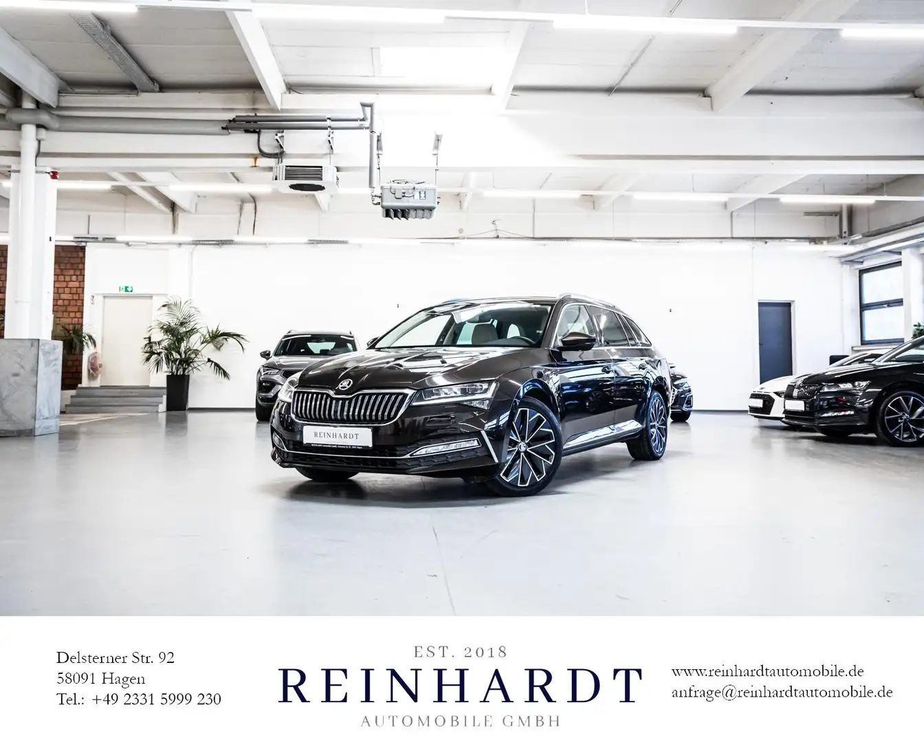 Skoda Superb COMBI 2.0TDi 4x4 L&K 18Z./MATRIX/AHK/StHz Braun - 1