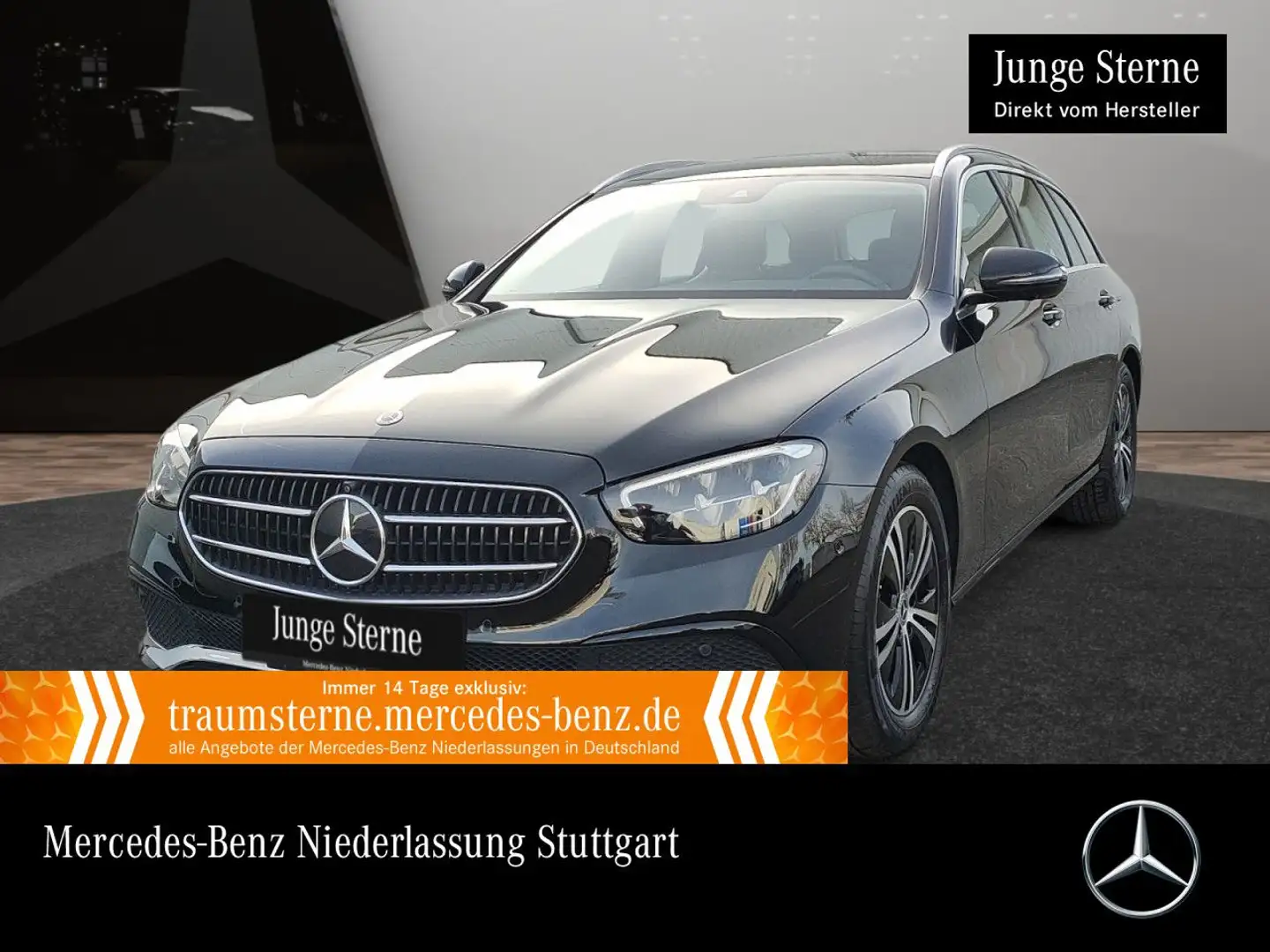 Mercedes-Benz E 200 T AVANTG+360+AHK+LED+9G Schwarz - 1
