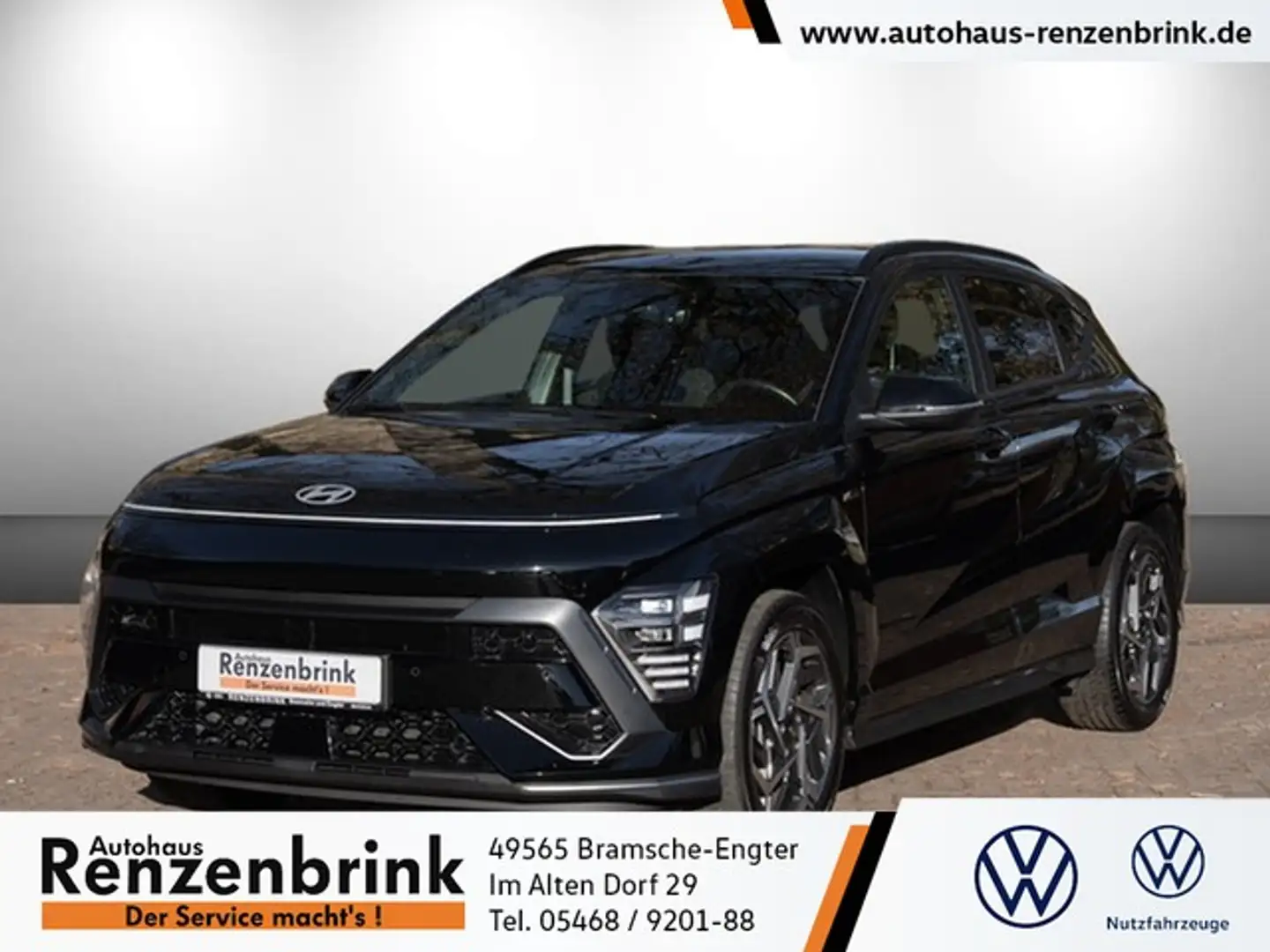 Hyundai KONA N Line Hybrid DSG AHK Kam. LED ACC el.Heckklappe Schwarz - 1