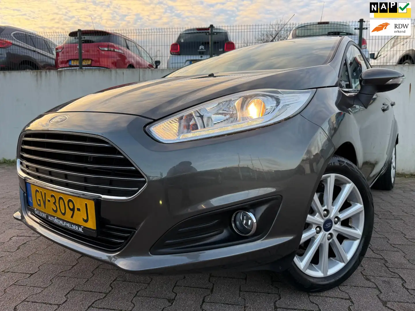 Ford Fiesta 1.0 EcoBoost Titanium/NAVI/CLIMA/CRUISE/PDC/48977 Grigio - 1