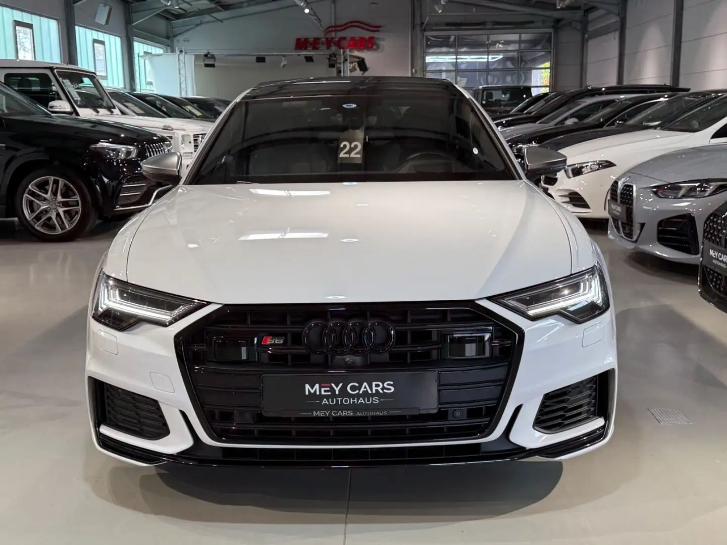 Audi S6 Lim. 3.0 TDI quattro*MwSt*360°*AHK*Pano*1.Hnd Blanc - 2