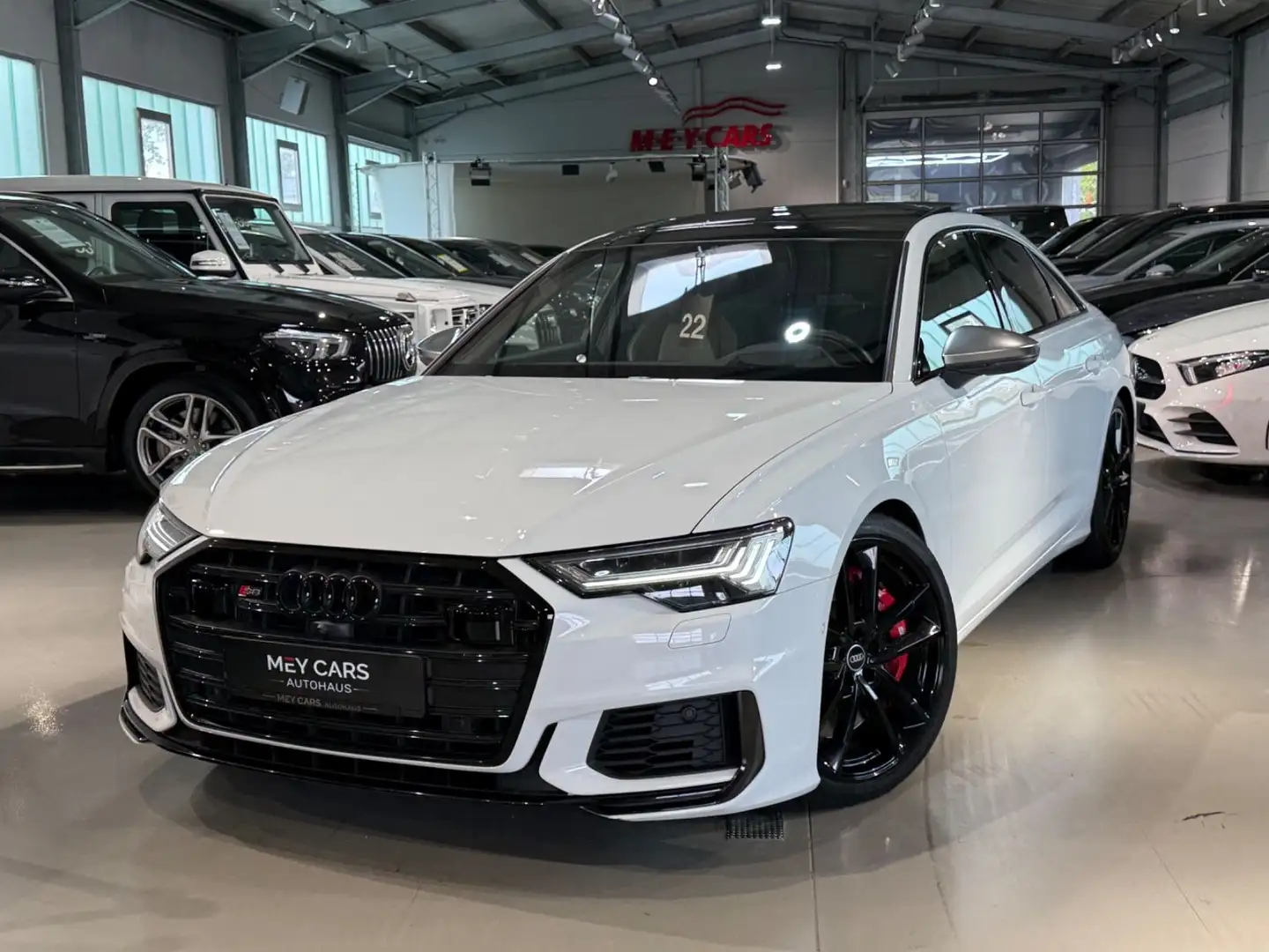 Audi S6 Lim. 3.0 TDI quattro*MwSt*360°*AHK*Pano*1.Hnd Blanc - 1