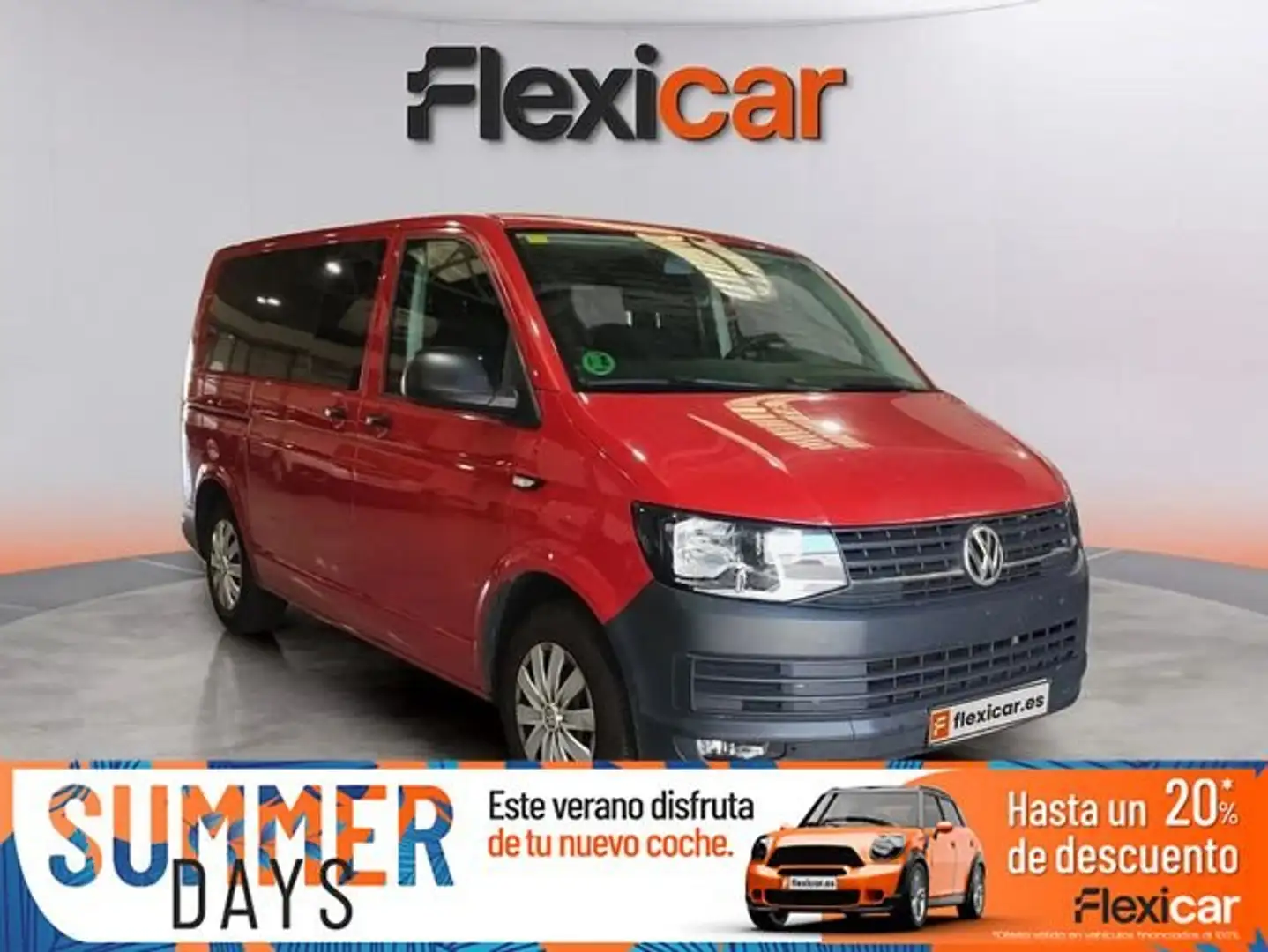 Volkswagen T4 Caravelle Trendline+Largo+2.0+TDI+84kW+%28114CV%29+BMT Rojo - 1