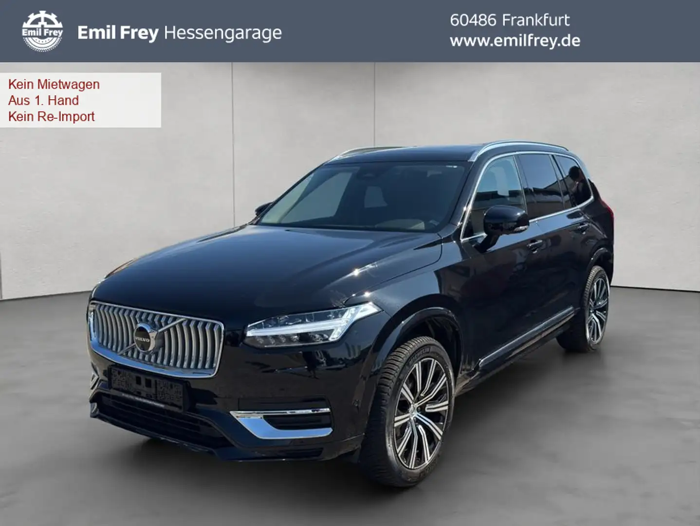Volvo XC90 XC90 B5 AWD Plus-Bright 7S Glasd Standh 360° Leder Schwarz - 1