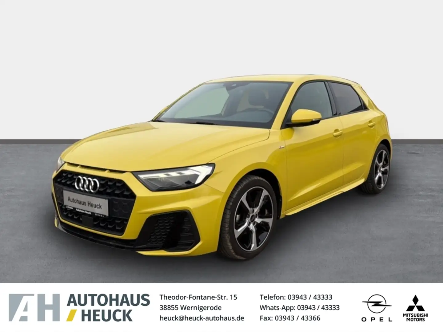 Audi A1 Sportback 25 TFSI S line Digitales Cockpit Soundsy Gelb - 1