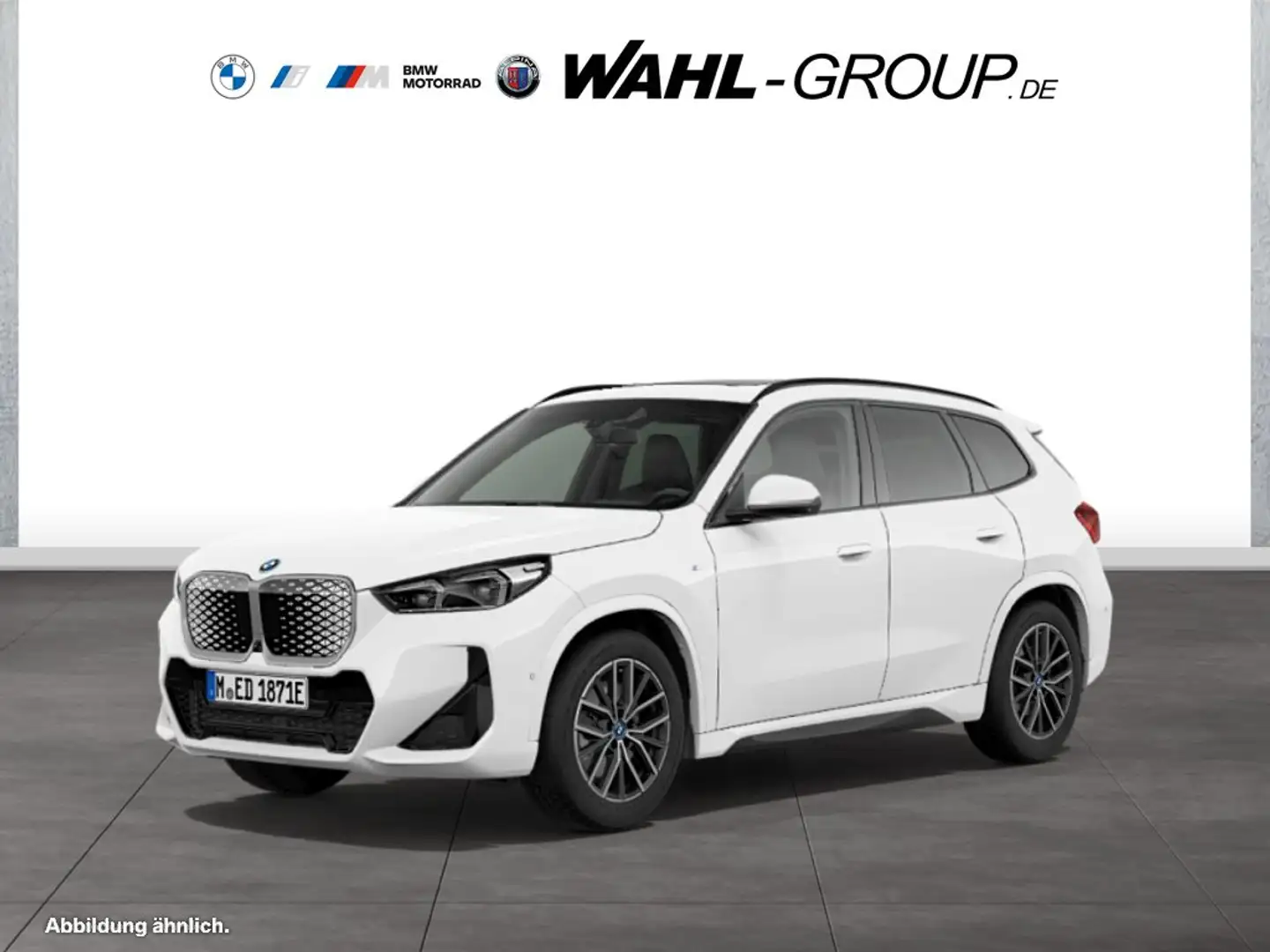 BMW iX1 eDrive20 M Sport HeadUp AHK eSitze Panorama Navi H Blanco - 1