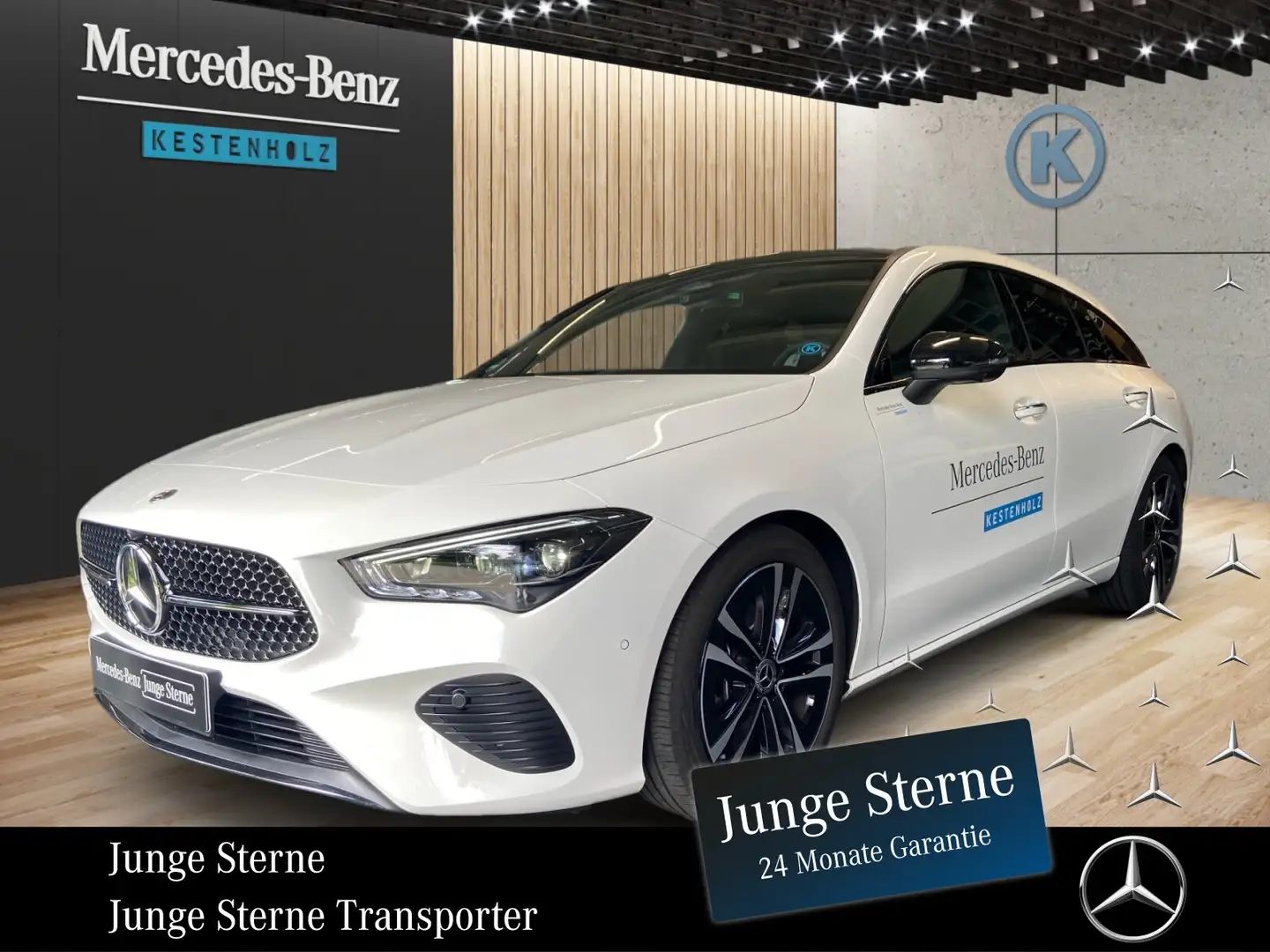 Mercedes-Benz CLA 200 CLA 200 Shooting Brake *NIGHT*MBUX*CARPLAY*NAVI* Blanc - 1