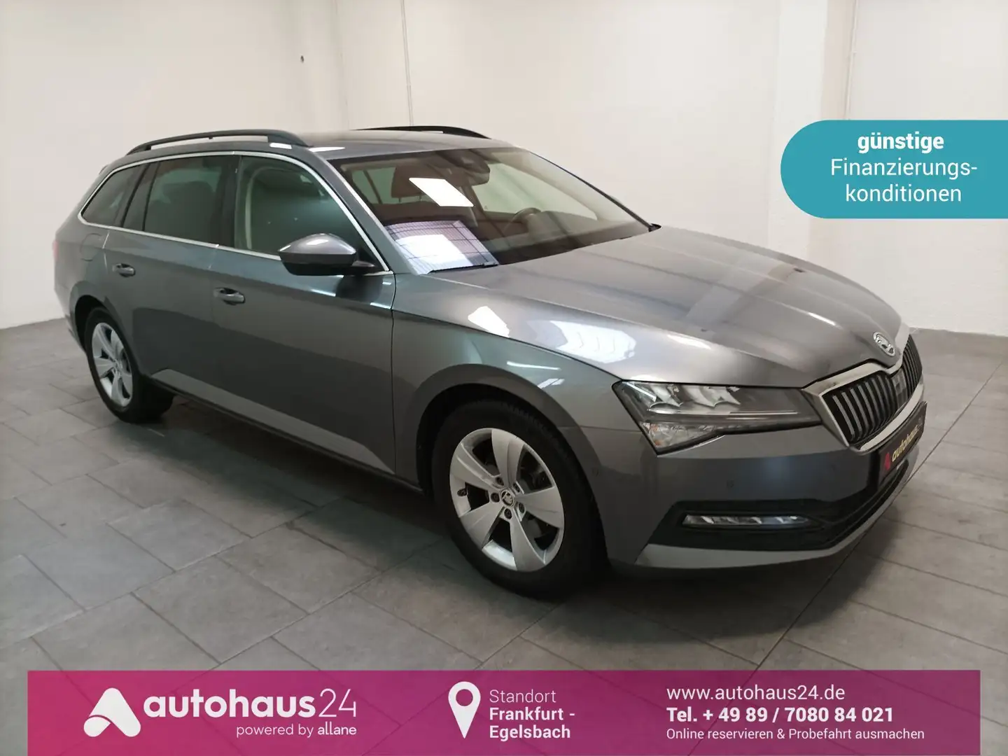 Skoda Superb Combi 2.0 TDI AHK|Navi|LED|CAM|V-Cockpit Grau - 1