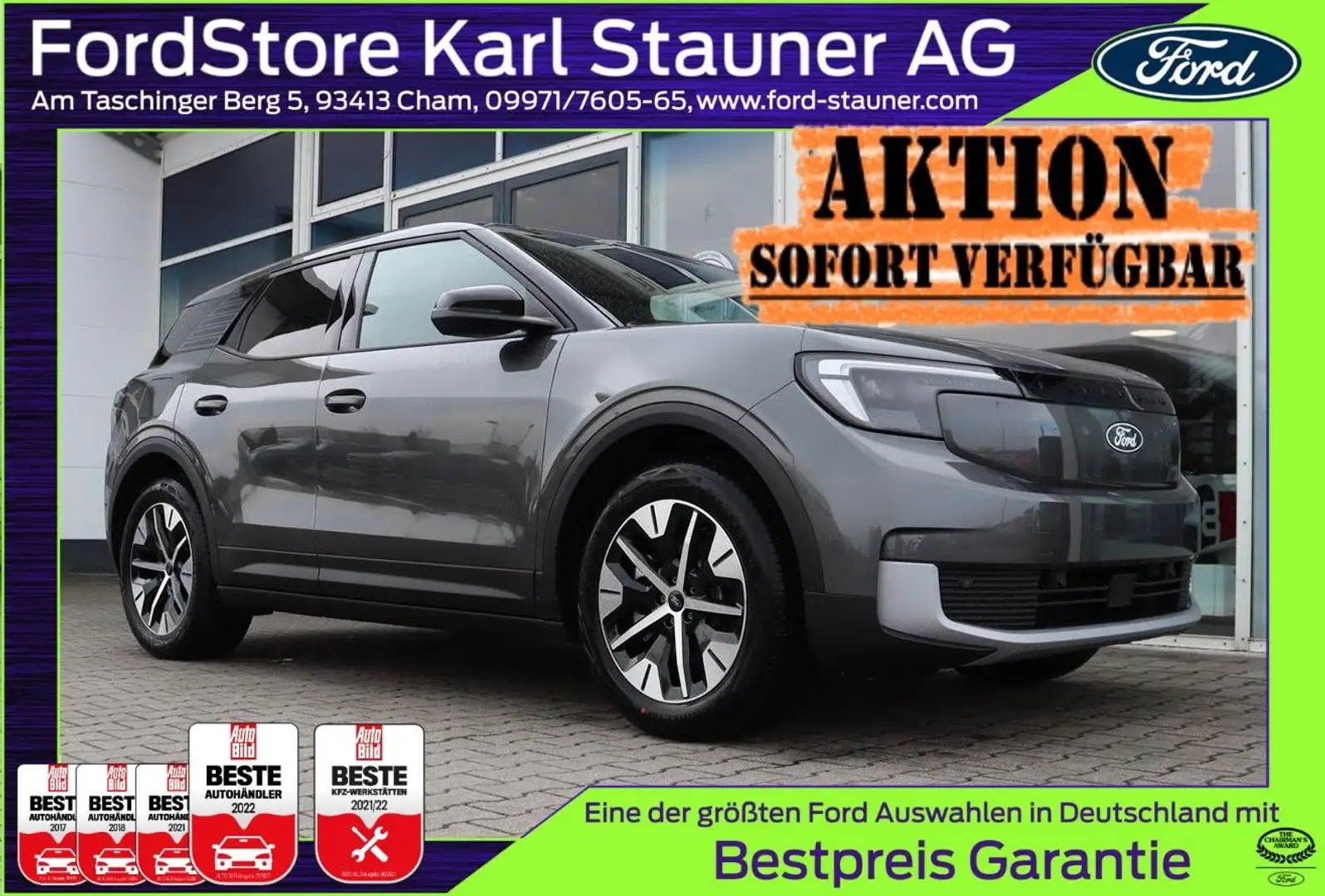 Ford Explorer 77 kWh RWD VOLLELEKTRISCH 0,99 FIN* Grau - 1