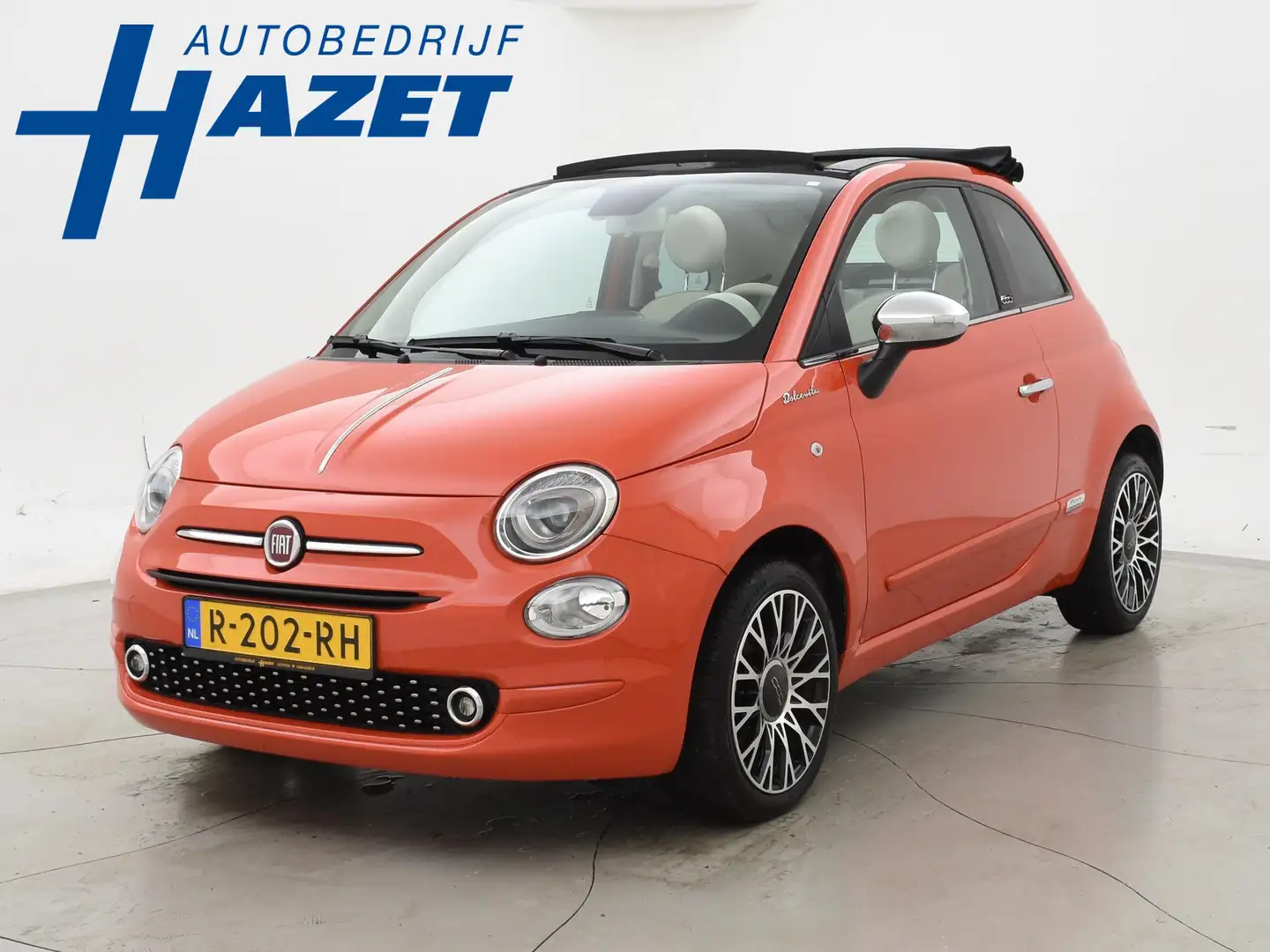 Fiat 500C 1.0 HYBRID DOLCE VITA + APPLE CARPLAY | 16 INCH LM Orange - 1