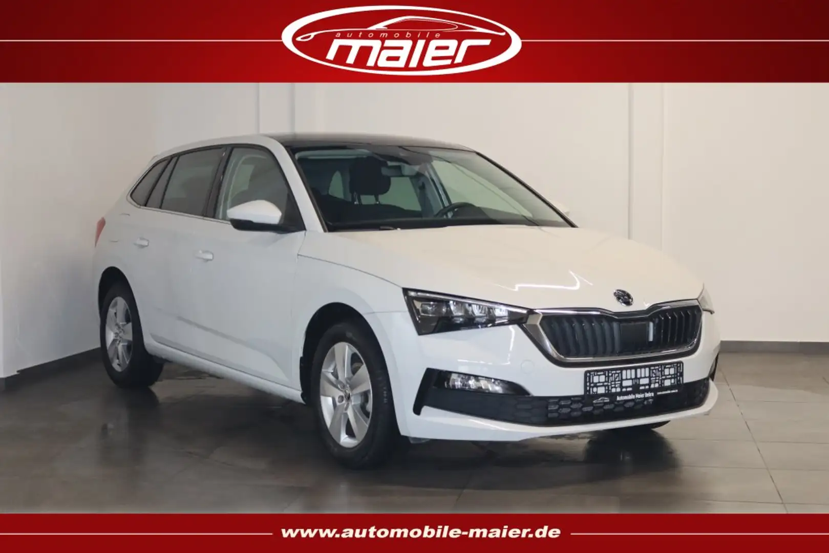 Skoda Scala 1.5 TSI Style-Virt.-Pano-Tempo-LED-SHZ-PDC Білий - 1