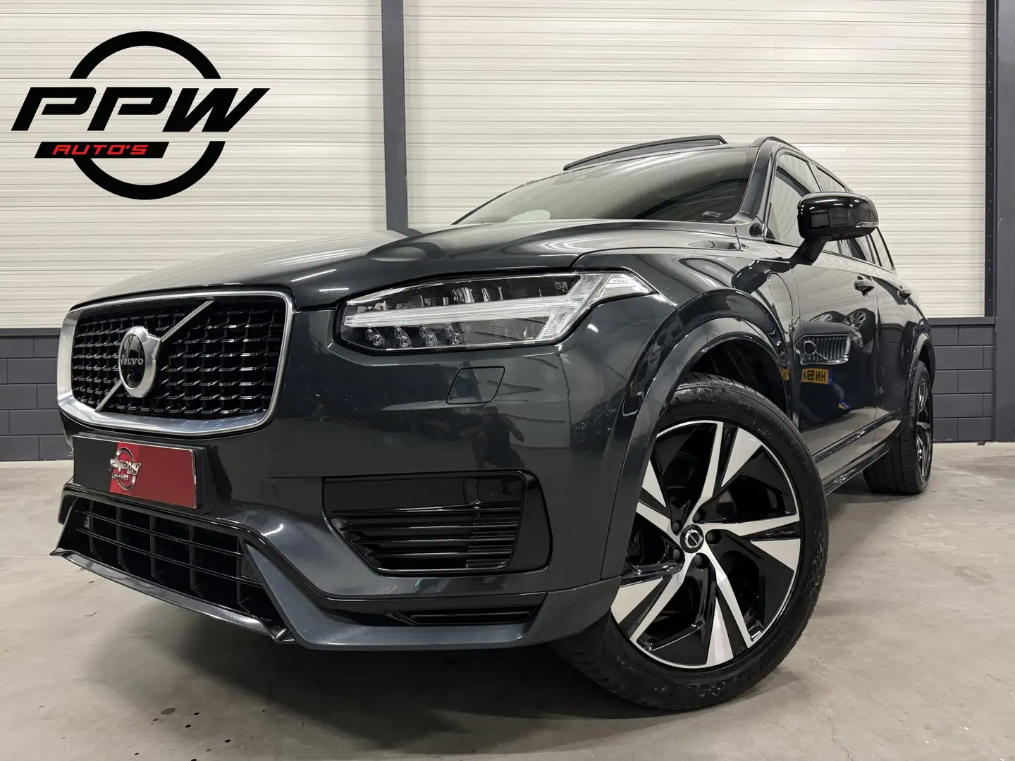 Volvo XC90 T8 Twin Engine AWD R-Design PANO/LUCHTVERING/TREKH Gris - 1