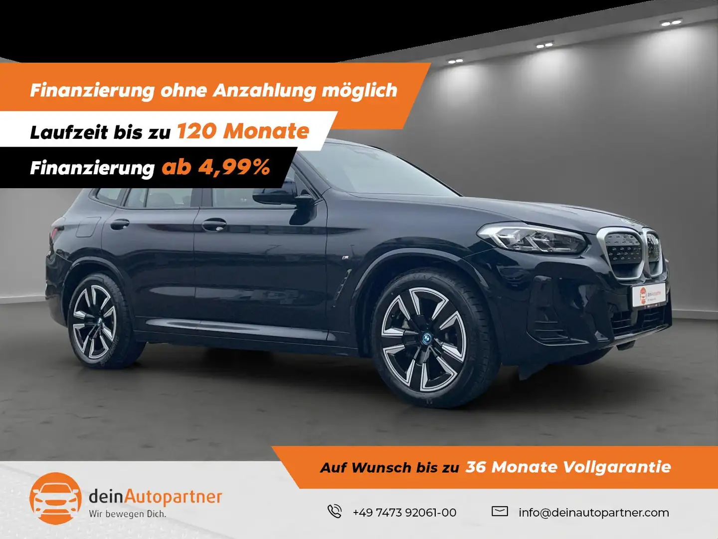 BMW iX3 M Sport PANO/ACC/LED/LEDER/SHADOW-LINE Schwarz - 1