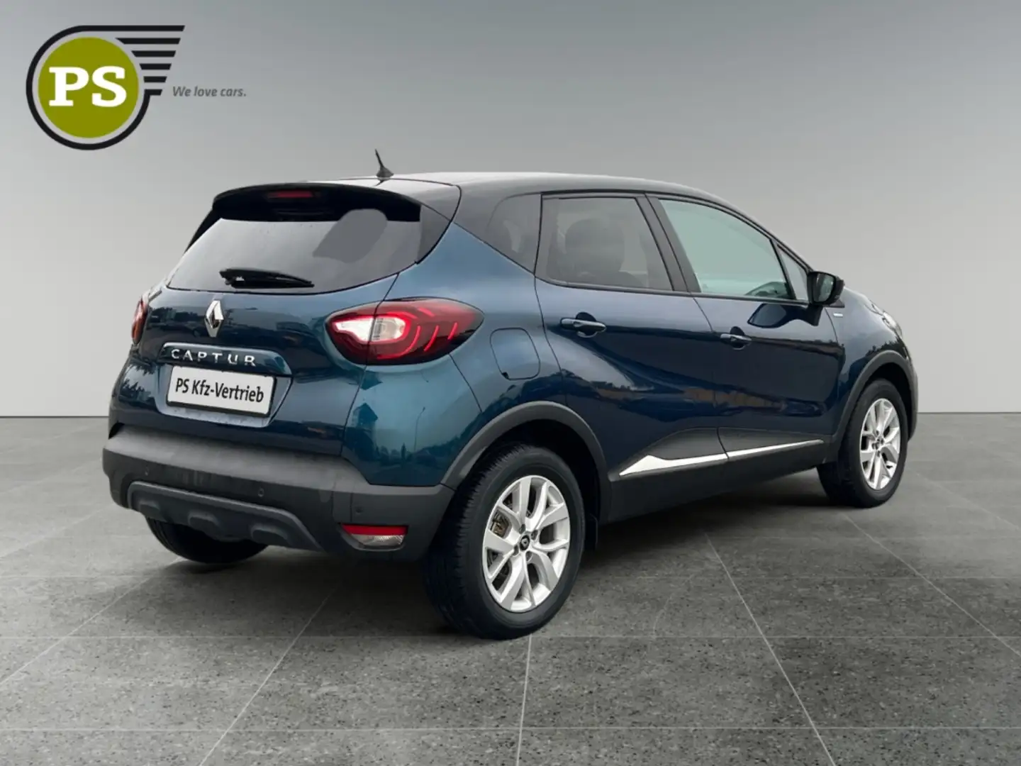 Renault Captur Limited 0.9 TCe 90 eco Temp Berganfahrass. GA Spee Blau - 2