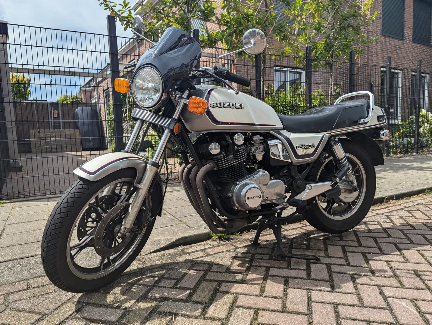 Suzuki GS 850 Blanc - 2