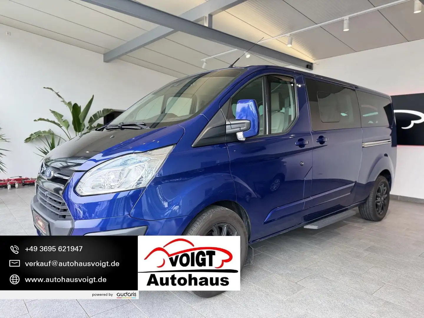 Ford Tourneo Custom Titanium L2 8Sitze Sthz Blau - 1