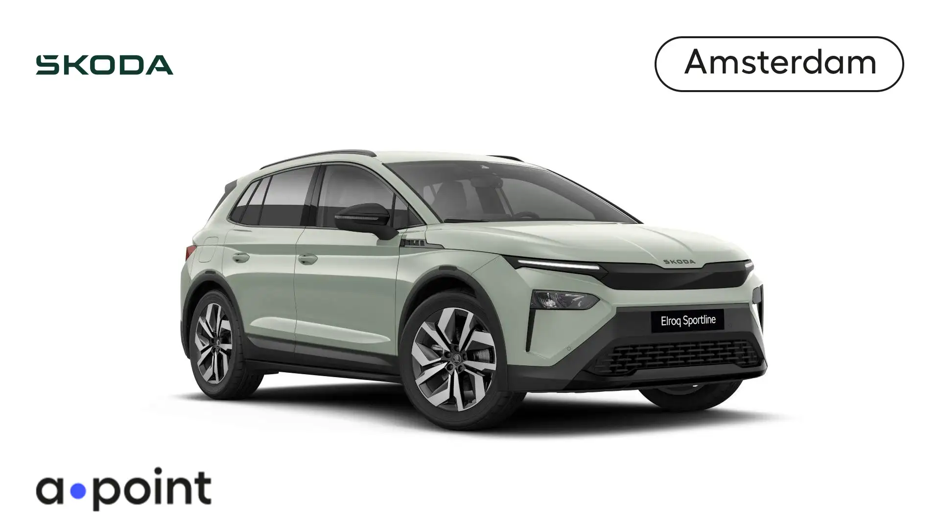 Skoda Elroq 60 Sportline 204 pk Groen - 1