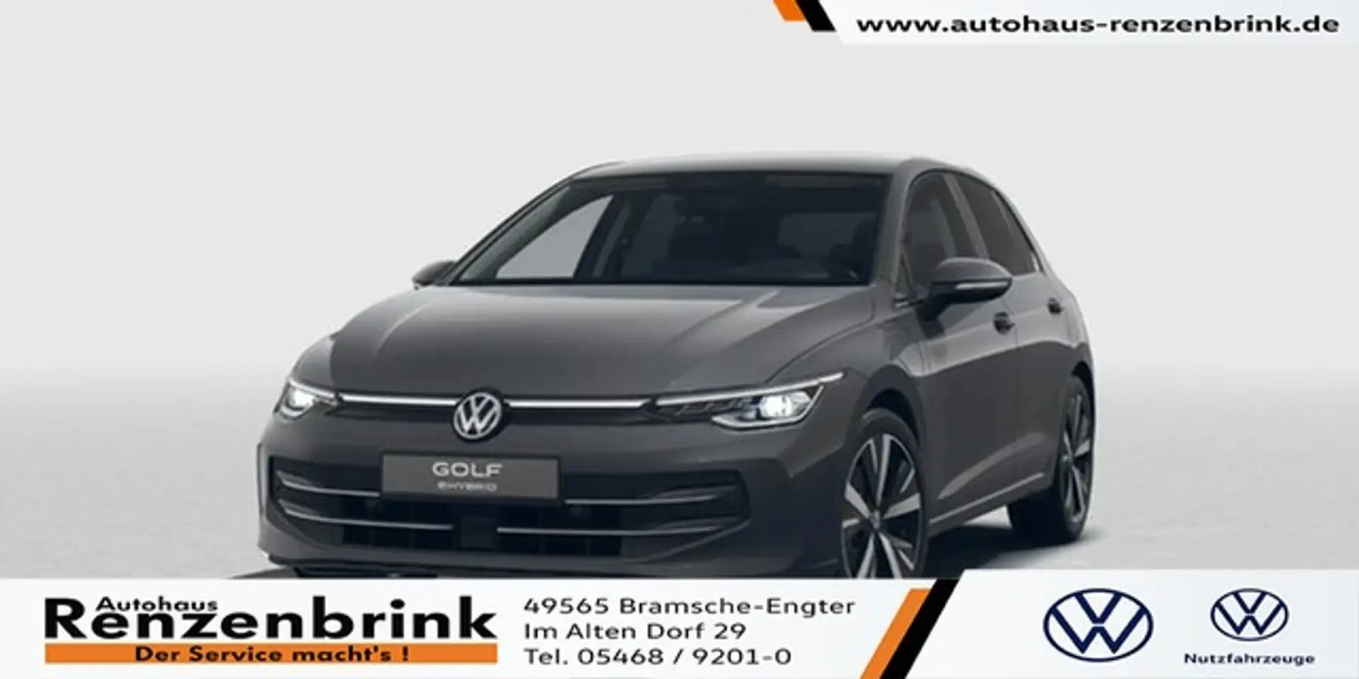Volkswagen Golf VIII Style eHybrid DSG AHK Business Grigio - 1