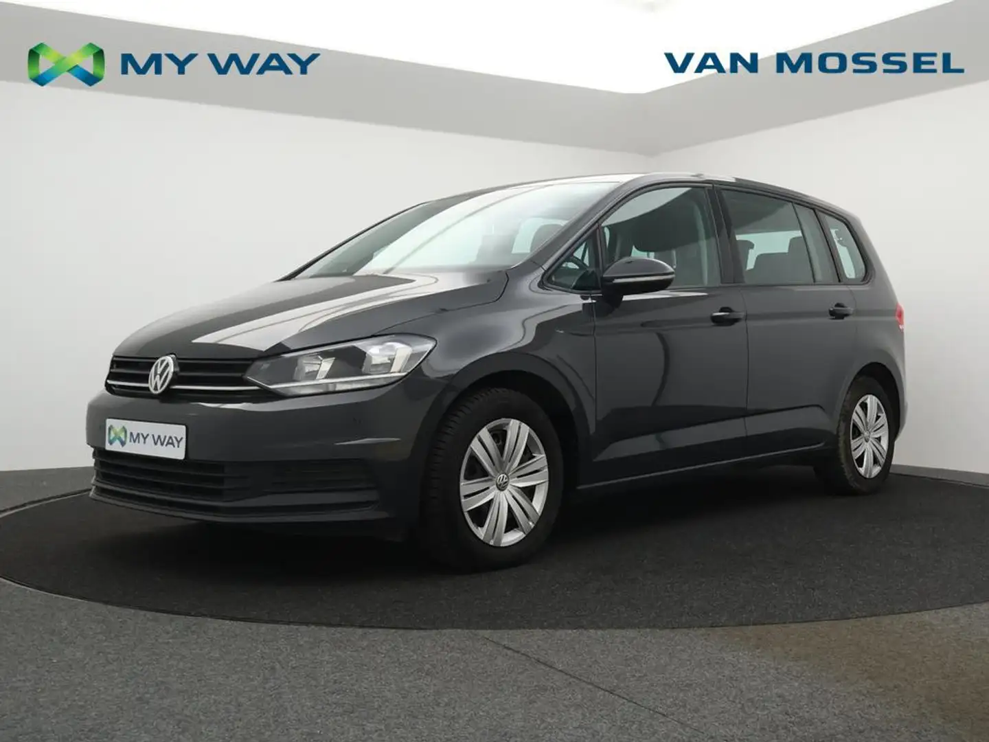 Volkswagen Touran Touran 1.5TSI 150PK *7-ZIT*NAVI*PDC*ADAPTIVE CRUISE*BLTH*... Black - 1