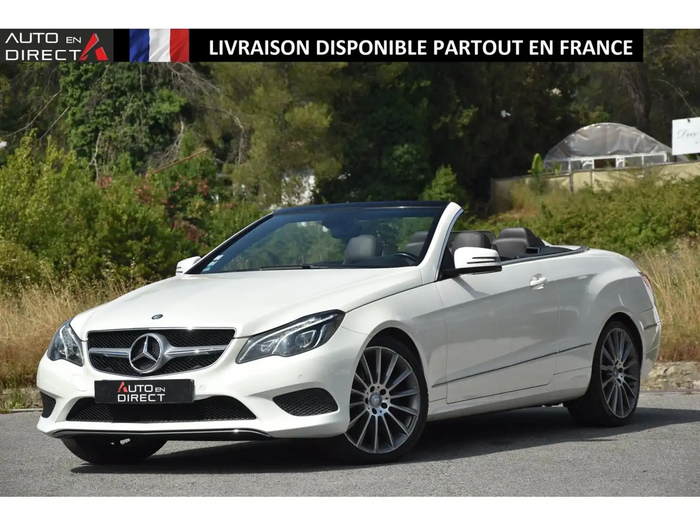 Mercedes-Benz E 220 Cabriolet E 220 CDI FAP - BVA 7G-Tronic Plus  Spor Blanc - 1