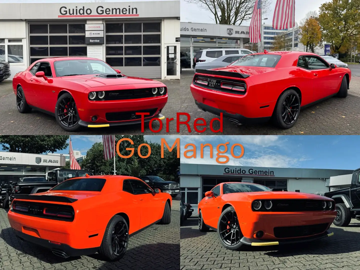 Dodge Challenger 5.7 V8 HEMI RT Shaker SONDERKONDITION Orange - 1