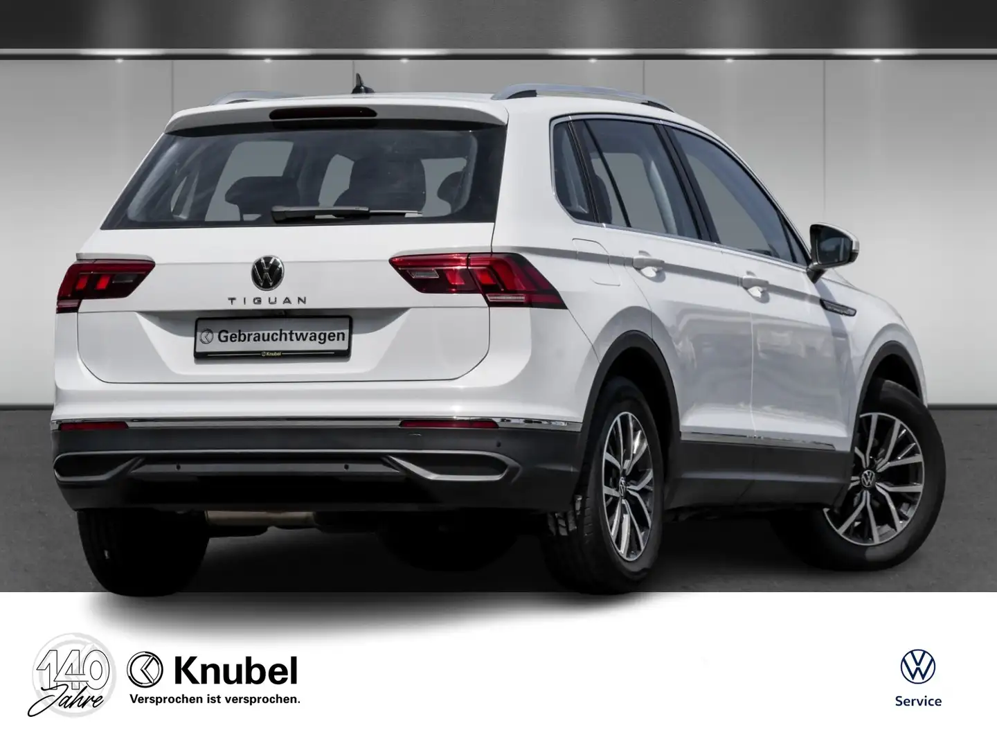 Volkswagen Tiguan Life 2.0 TDI LED Navi Pano ACC AHK Leder Weiß - 2