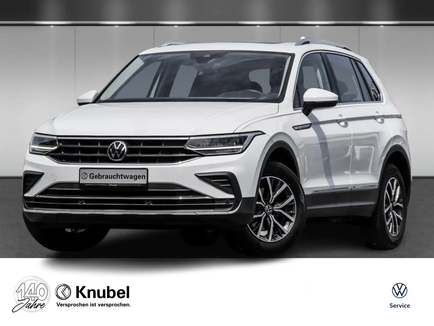 Volkswagen Tiguan Life 2.0 TDI LED Navi Pano ACC AHK Leder Weiß - 1