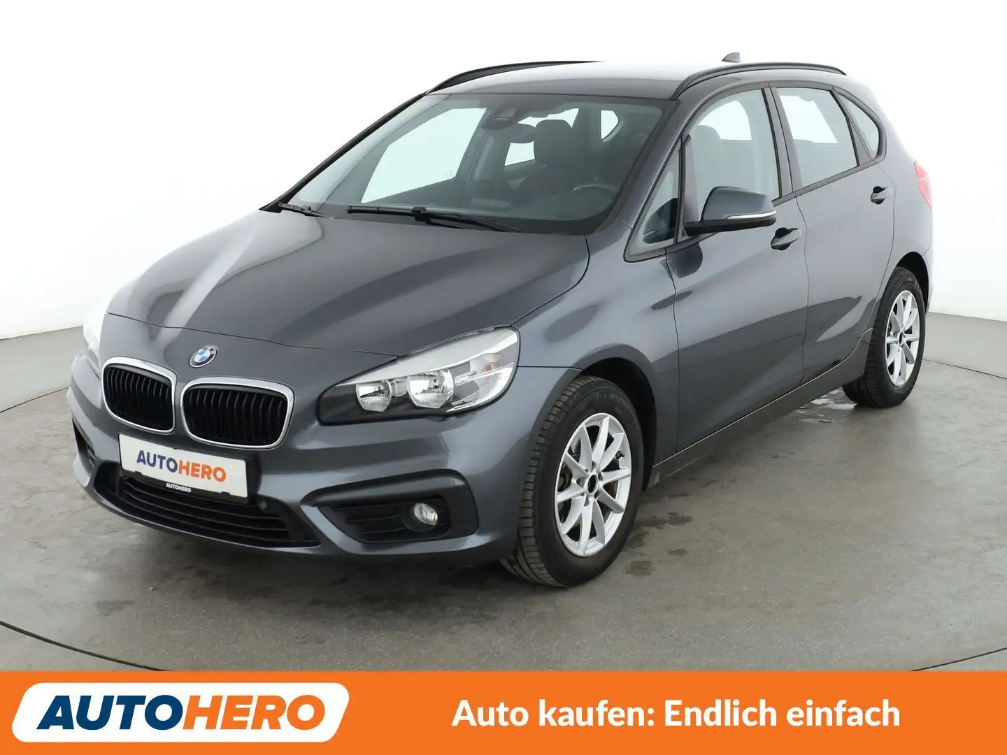 BMW 218 218i Active Tourer Advantage Aut.*NAVI*PDC*SHZ* Silber - 1