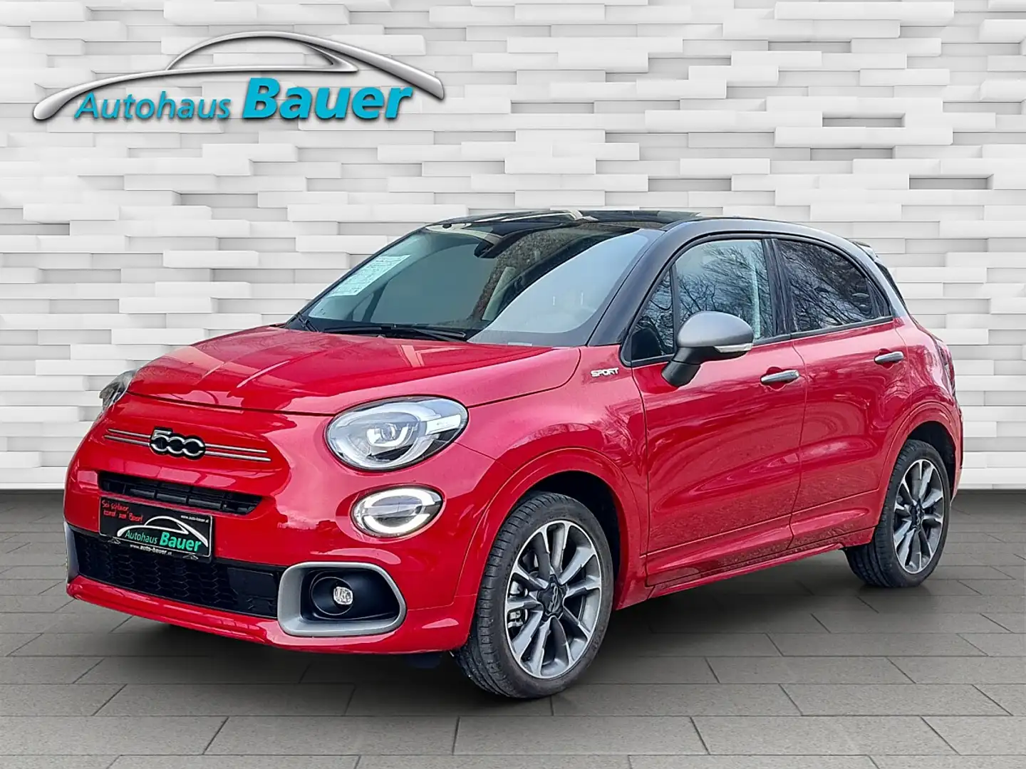 Fiat 500X Hybrid 130 7-Gang eDCT Sport Rot - 1