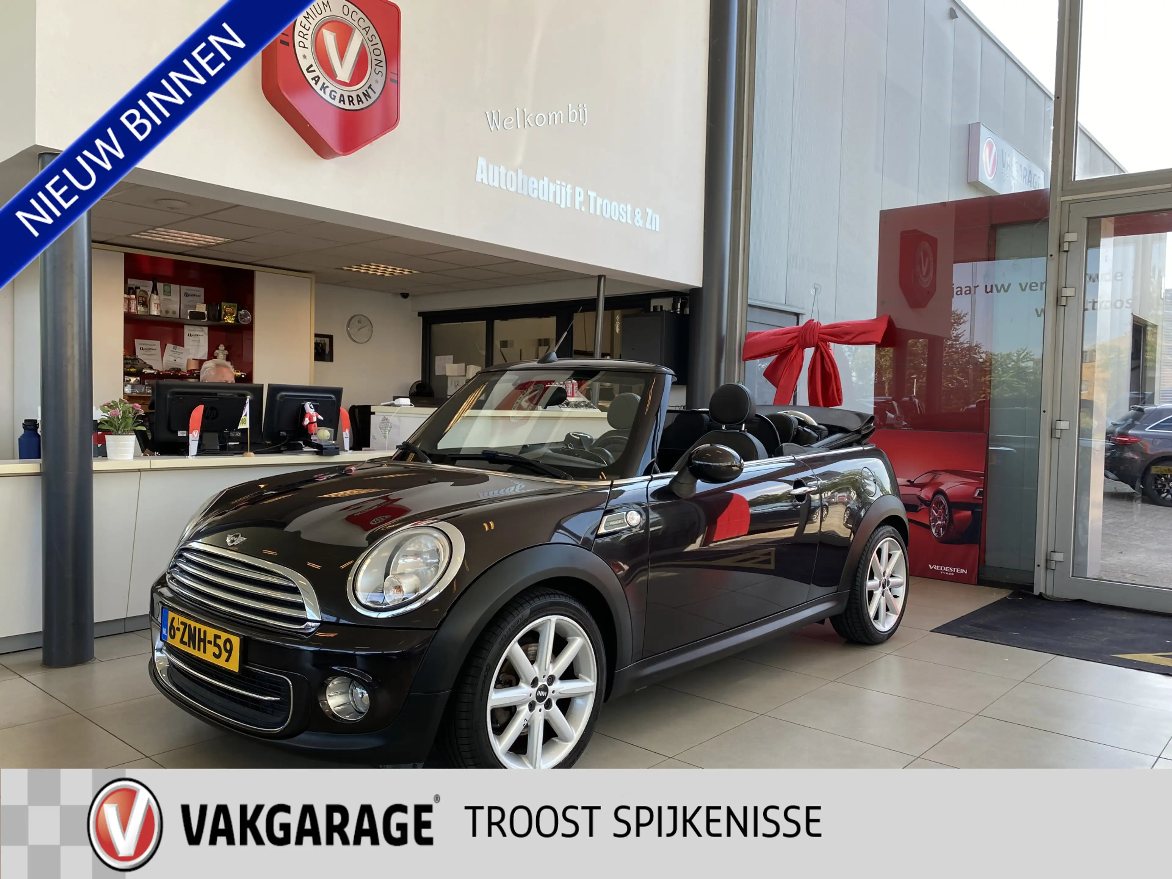 MINI Cooper Cabrio 1.6 Chili High Gate,Leder,Airco,Cruisecontrol,Spra