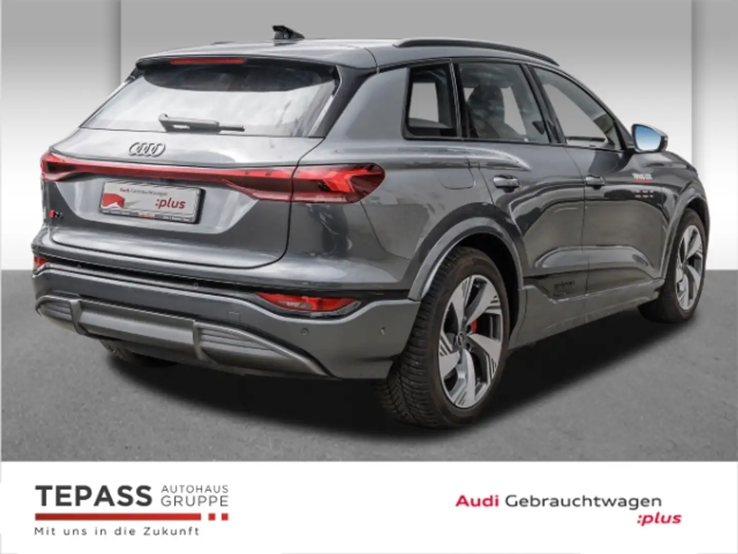 Audi Q6 e-tron QUATTRO 2x S LINE MATRIX ACC LEDER LED 20 MEMORY T Grau - 2