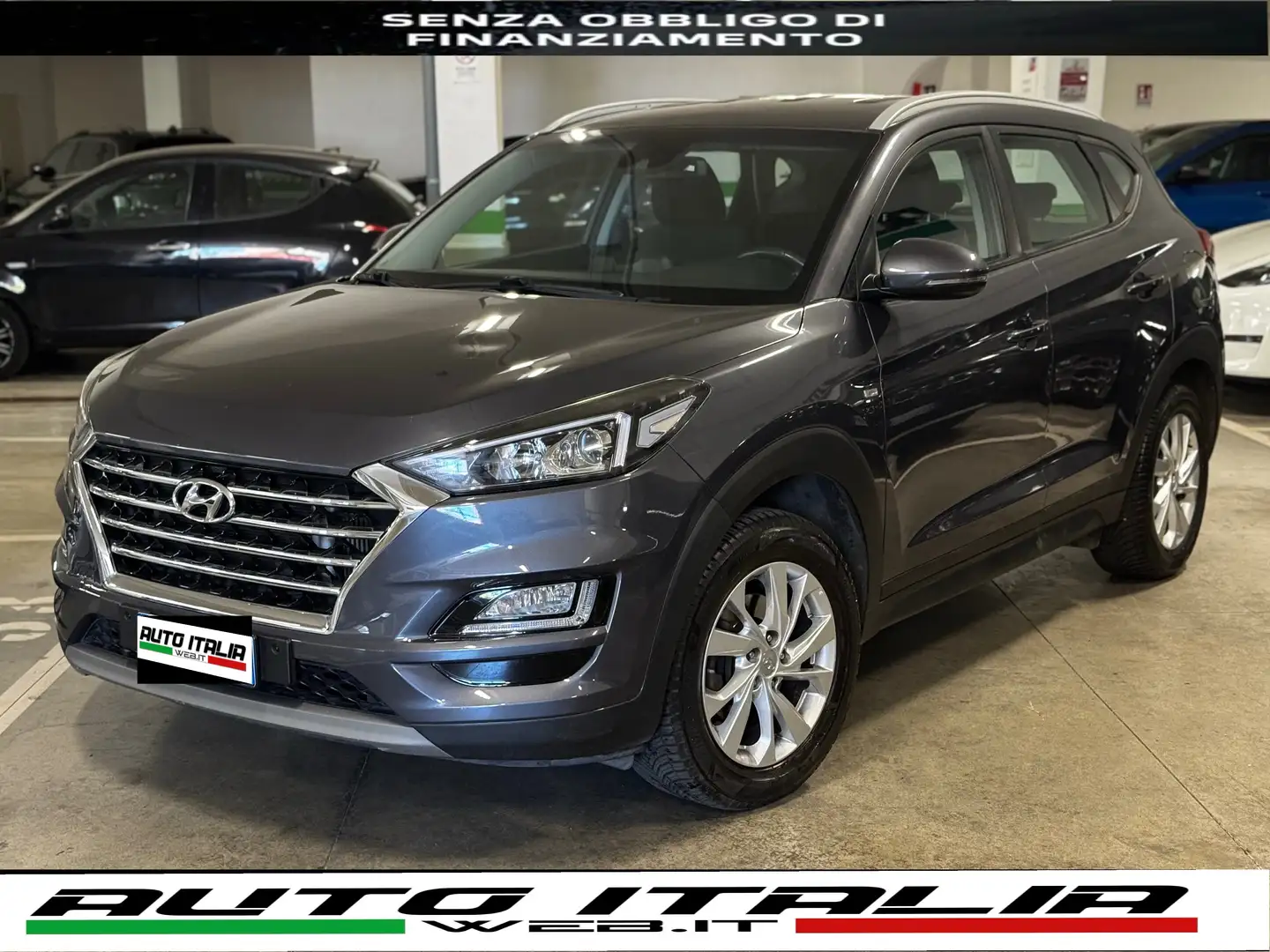 Hyundai TUCSON TUCSON 1.6CRDi 48V#XTECH#HYBRID#116CV#TELECAMERA Grigio - 1