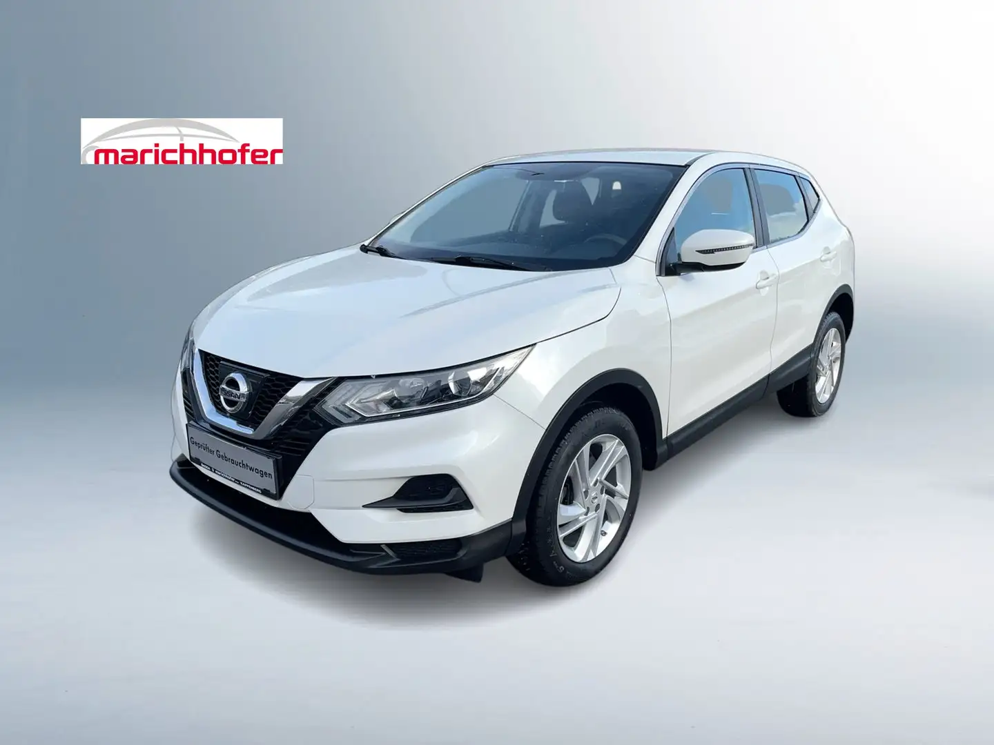 Nissan Qashqai 1,6 dCi Acenta Aut. Weiß - 1