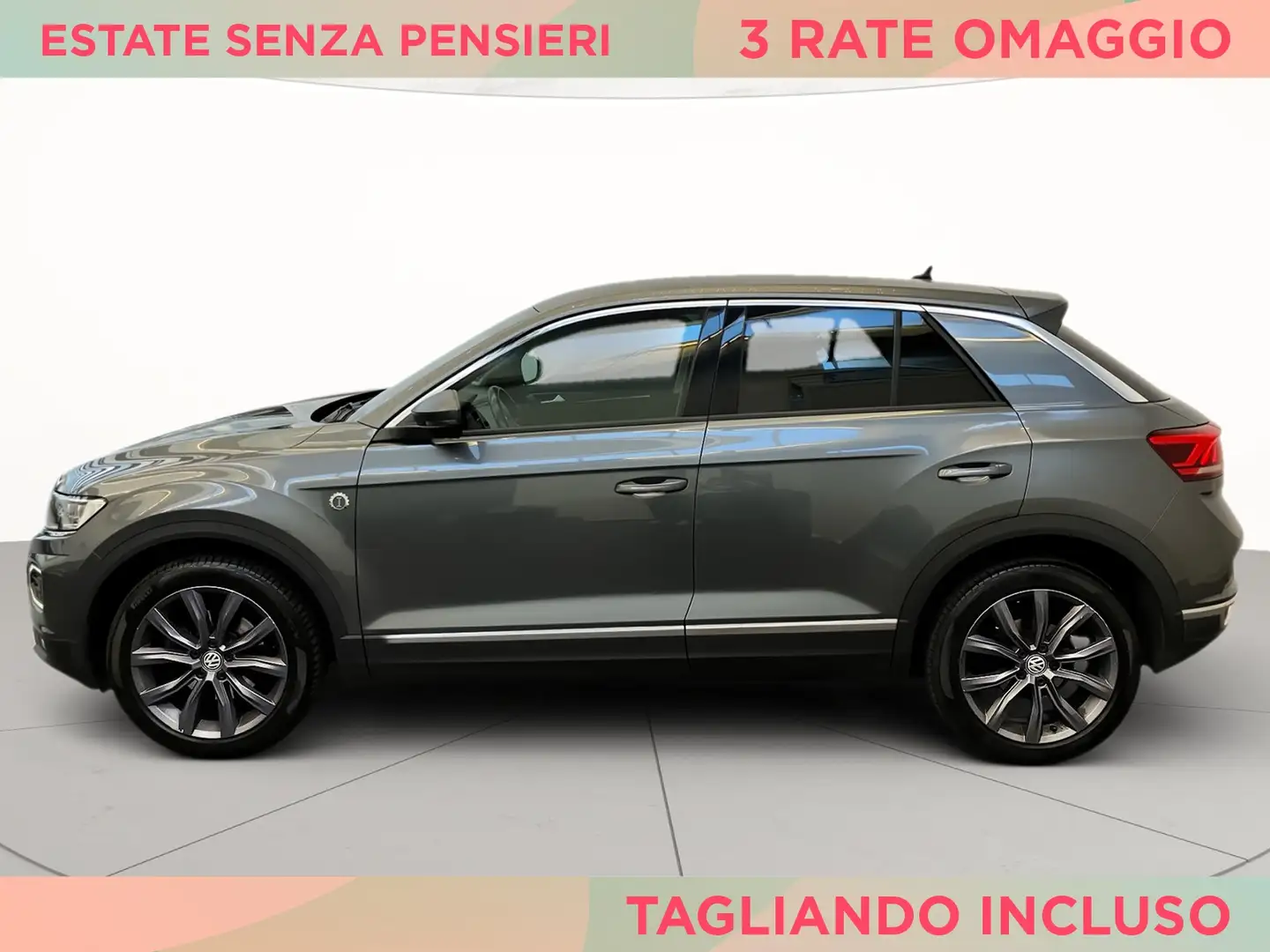 Volkswagen T-Roc 2.0 tdi style 4motion dsg Grigio - 2