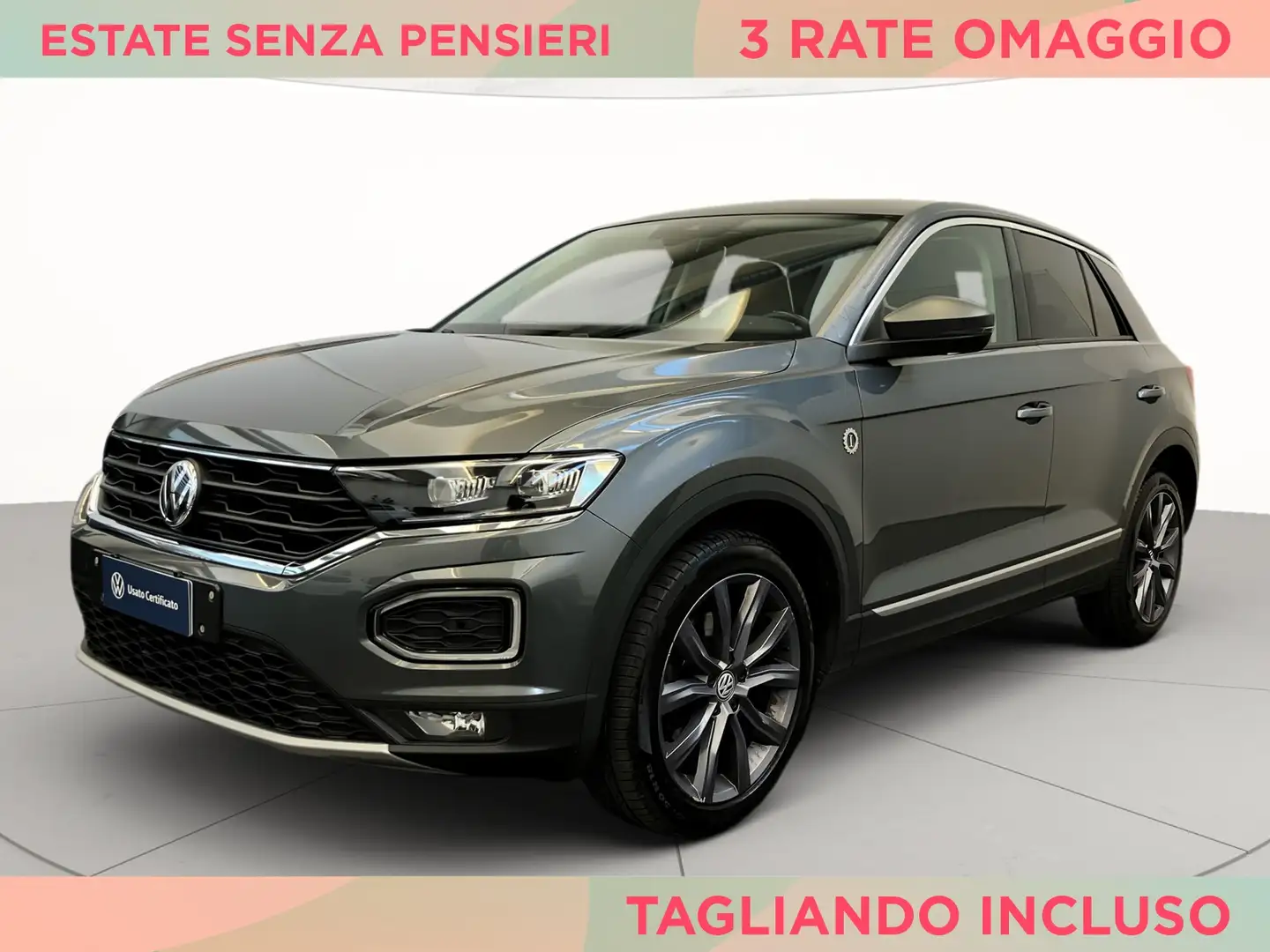 Volkswagen T-Roc 2.0 tdi style 4motion dsg Grigio - 1