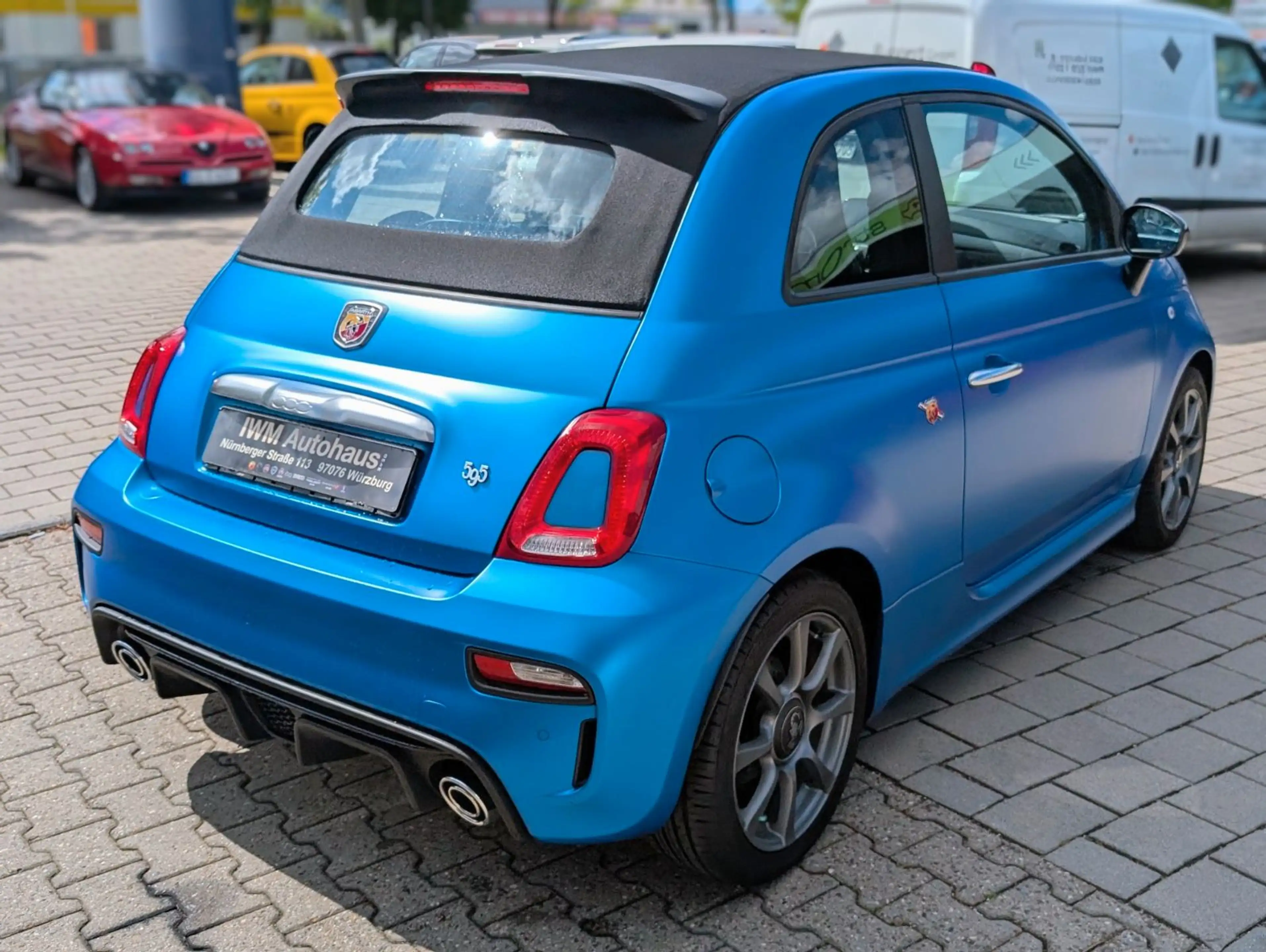 Abarth 595C Cabrio, Schalter PDC, MATT — photo 8
