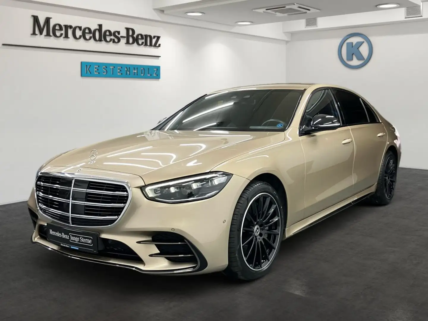 Mercedes-Benz S 400 d L 4Matic LEDER+AIRMATIC+MEMORY+BURMESTER Gold - 2