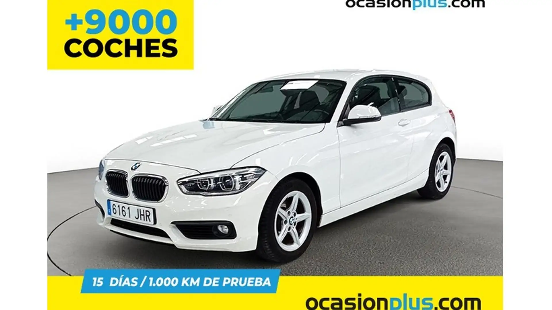 BMW 118 118dA Blanc - 1