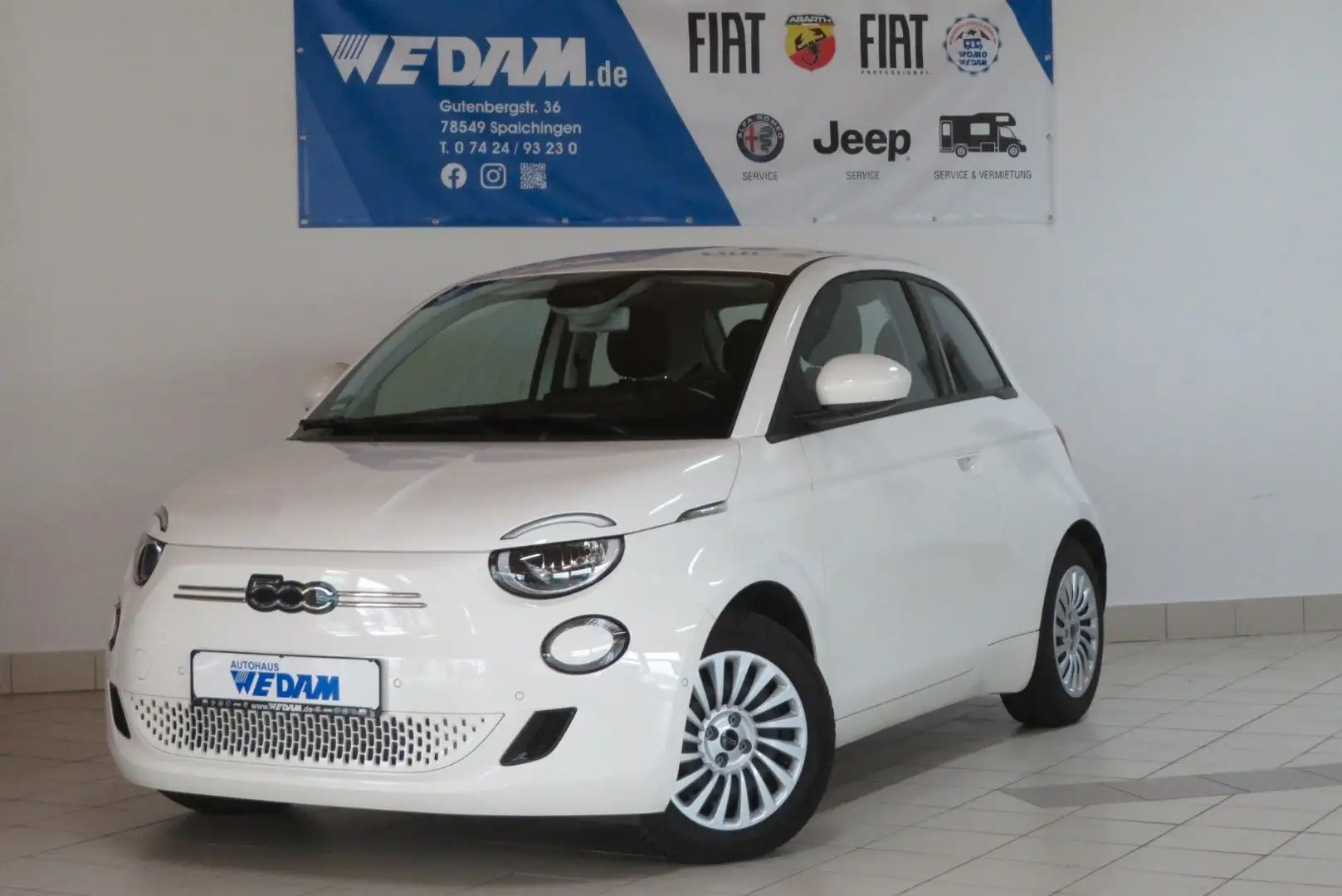 Fiat 500e 42kWh 118PS *Sitzheizung,KAMERA* Weiß - 1