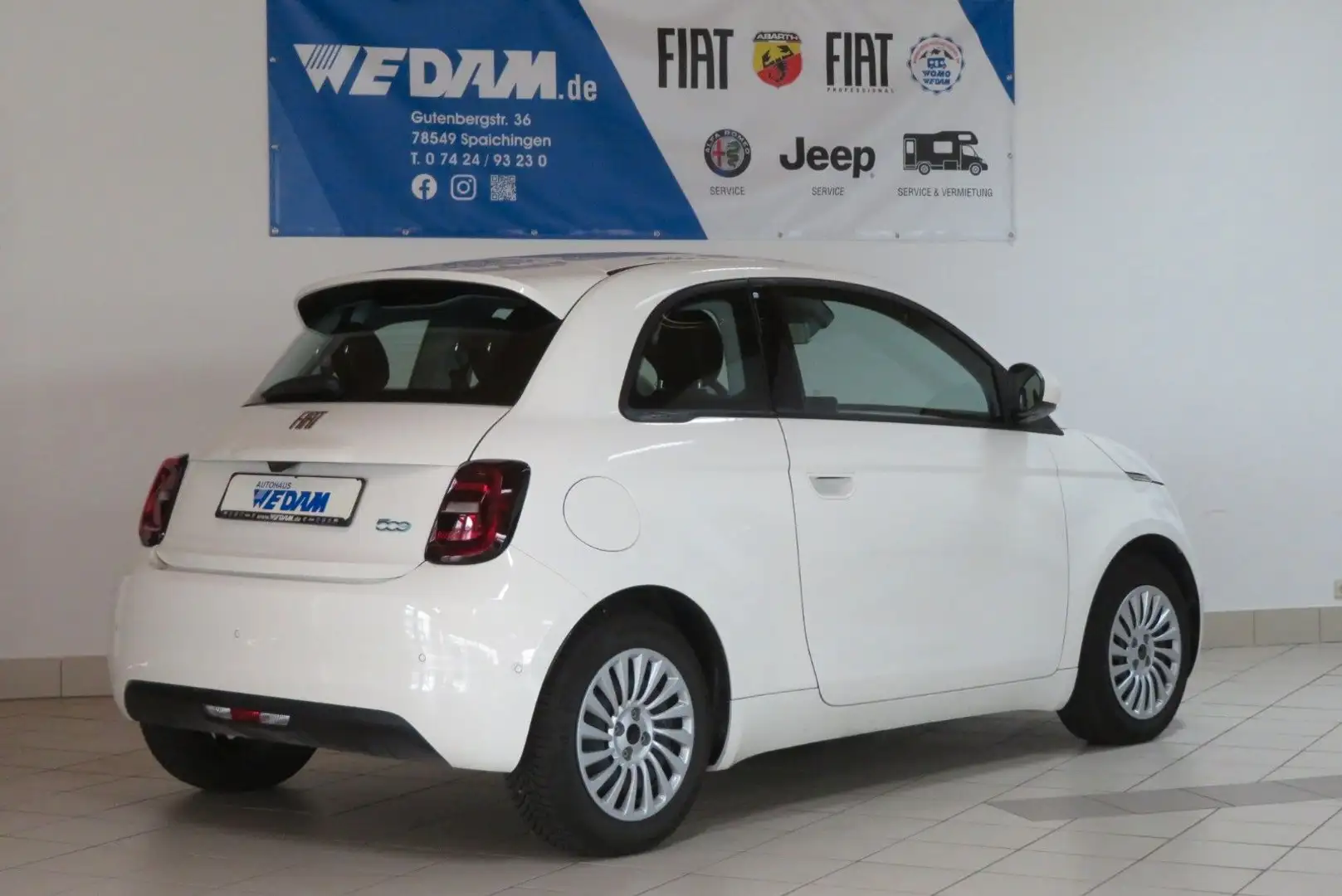 Fiat 500e 42kWh 118PS *Sitzheizung,KAMERA* Weiß - 2