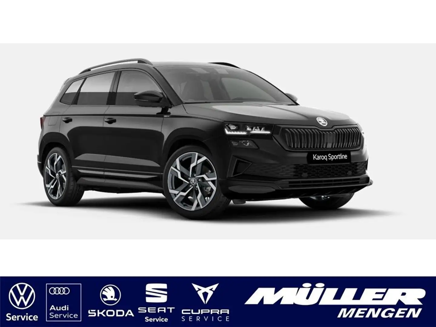Skoda Karoq Sportline 2,0 TSI DSG 4x4 Pano|Navi|CANTON Noir - 1