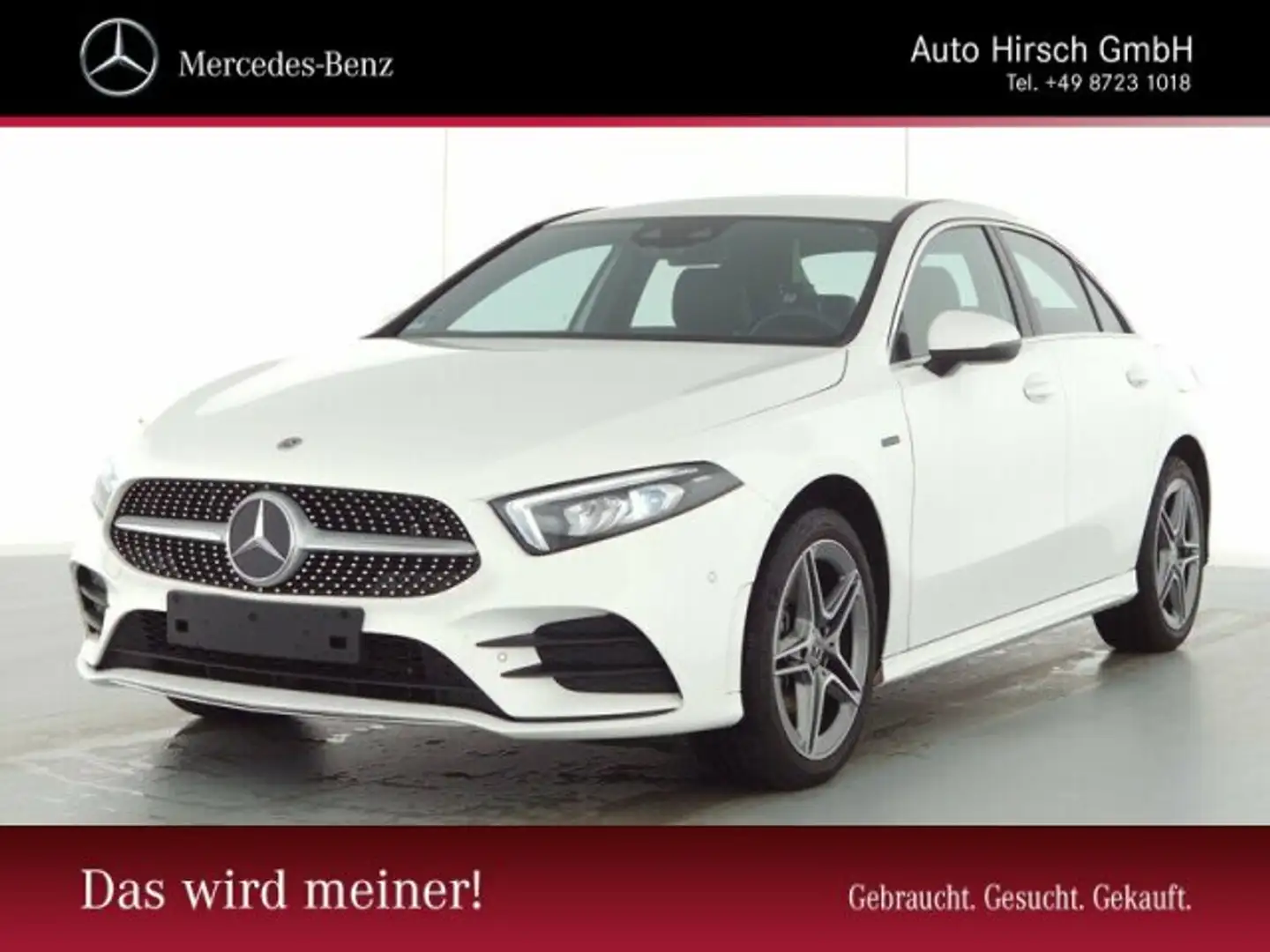 Mercedes-Benz A 250 A 250 e Limousine AMG+MBUXHigh+LED+Fernlicht-Ass Weiß - 1